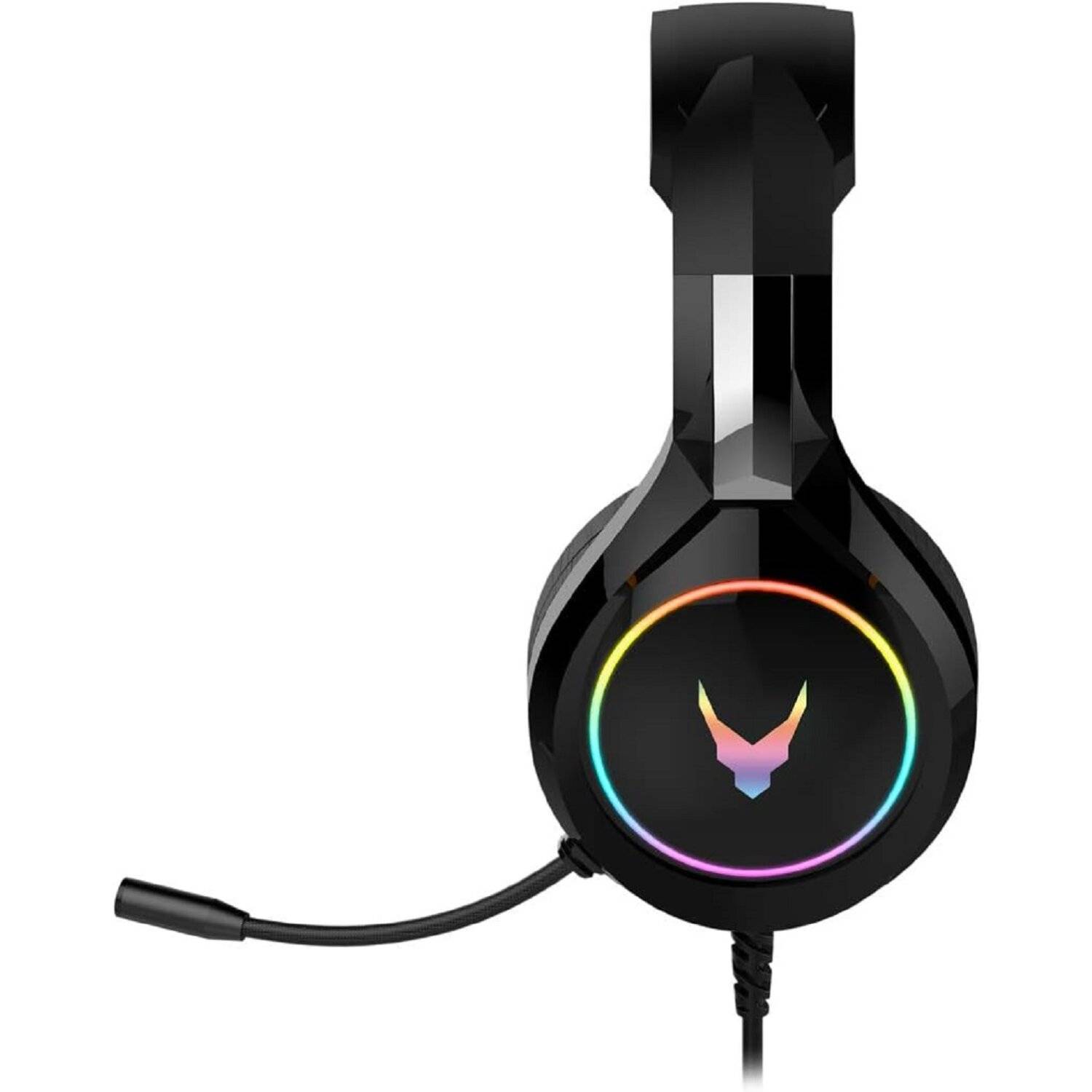 Varr Gaming RGB Over-Ear Kopfhörer Gaming-Headset HI-FI Stereo Mikrofon VH6060 Schwarz