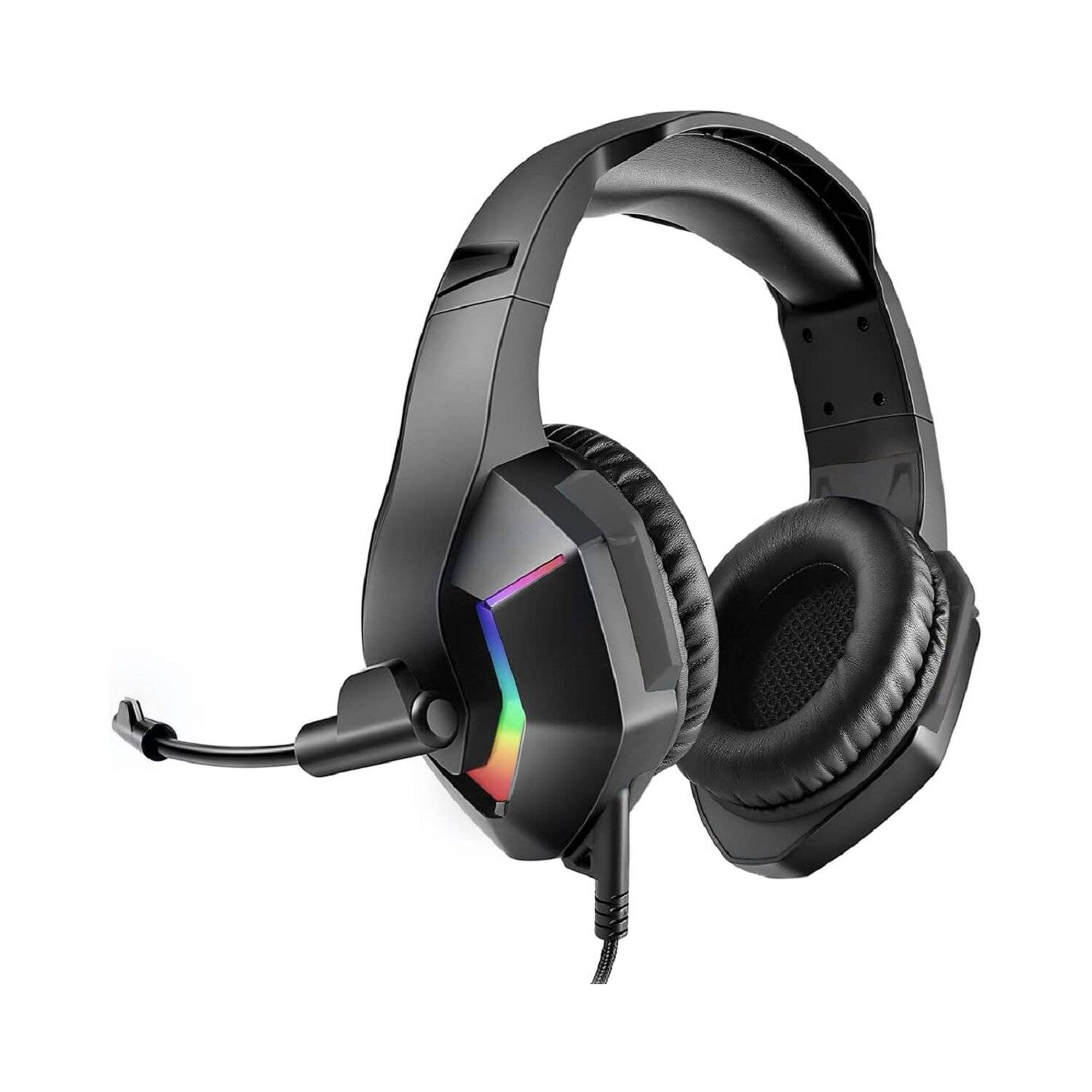 Varr Gaming RGB Headset MIC VH8050 Gaming-Kopfhörer mit Stereo-Subwoofer und Mikrofon Schwarz