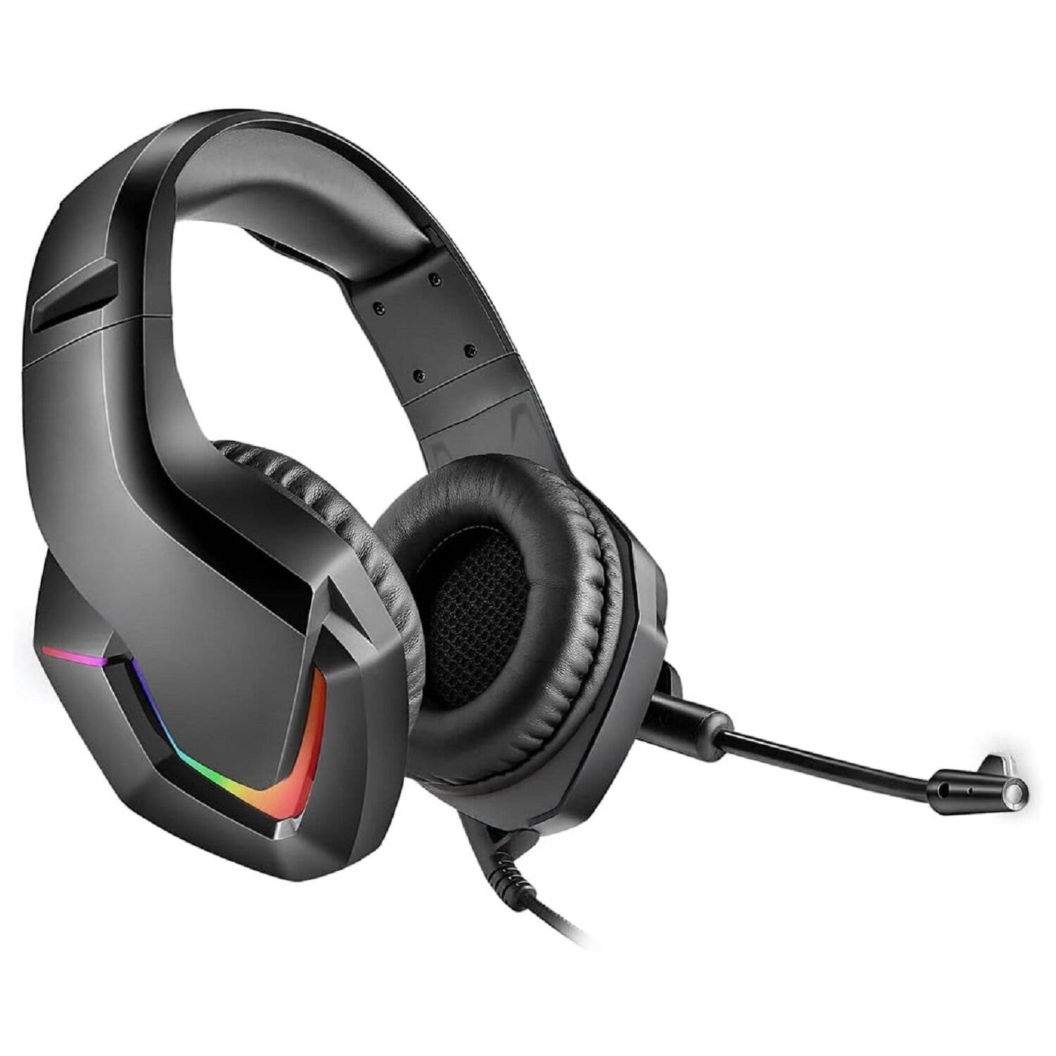 Varr Gaming RGB Headset MIC VH8050 Gaming-Kopfhörer mit Stereo-Subwoofer und Mikrofon Schwarz