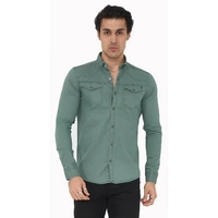 Premium Herren Hemd Basic Freizeithemd dickes Hemd Unifarben Langarm Slim-Fit 100% Baumwolle 5XL Olivengrün Premium Herren Hemd Basic Freizeithemd dickes Hemd Unifarben Langarm Slim-Fit 100% Baumwolle 5XL Olivengrün