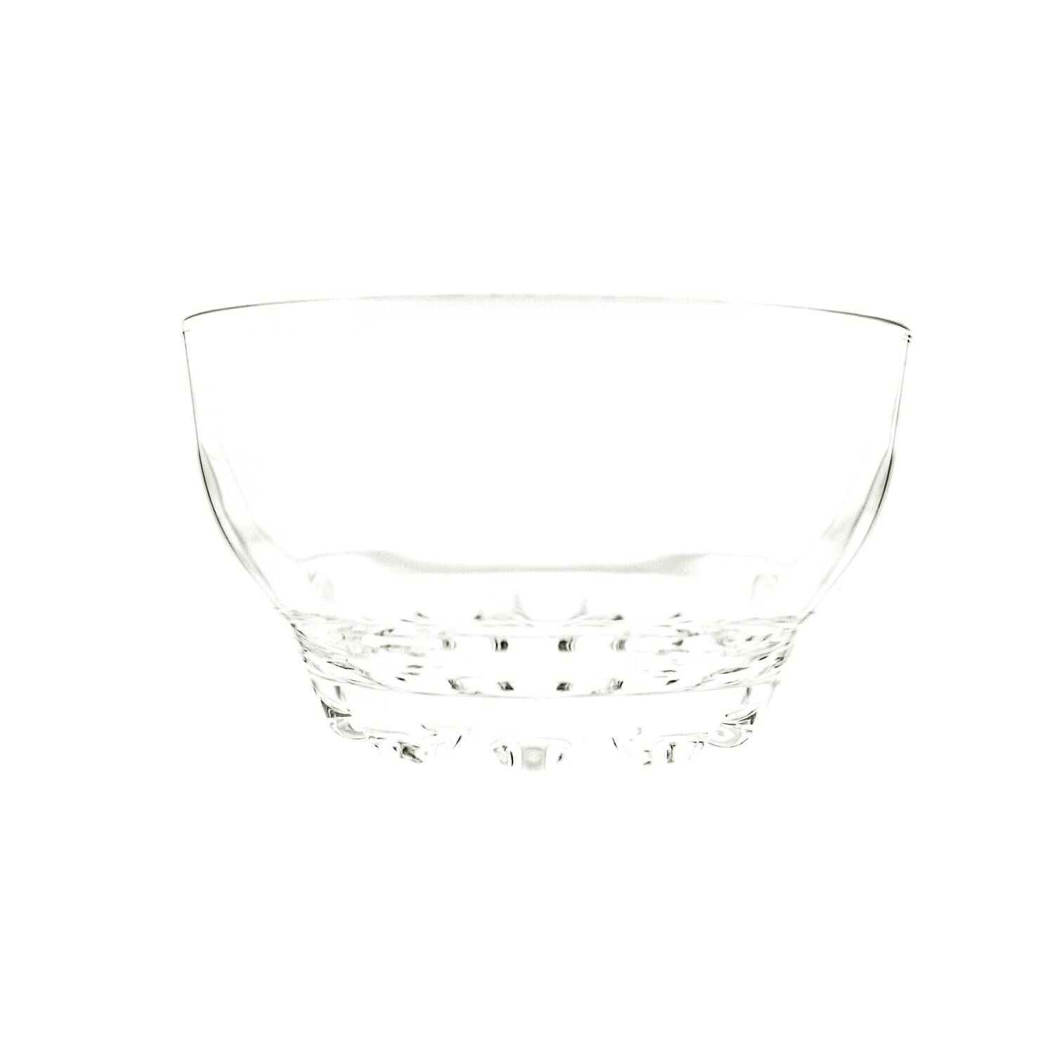 Pasabahce – Glasschalen mit rotem Deckel – 105 mm – 3er-Set