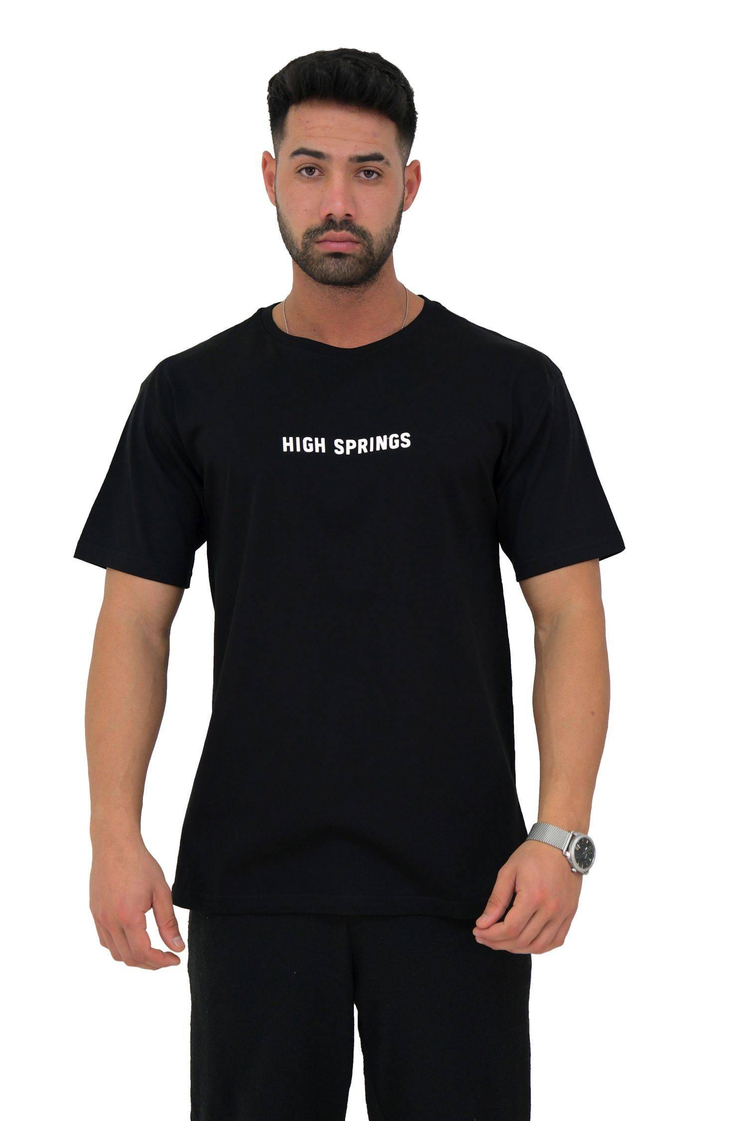 Megaman, Herren T-Shirt, Oversize, Schwarz | Large