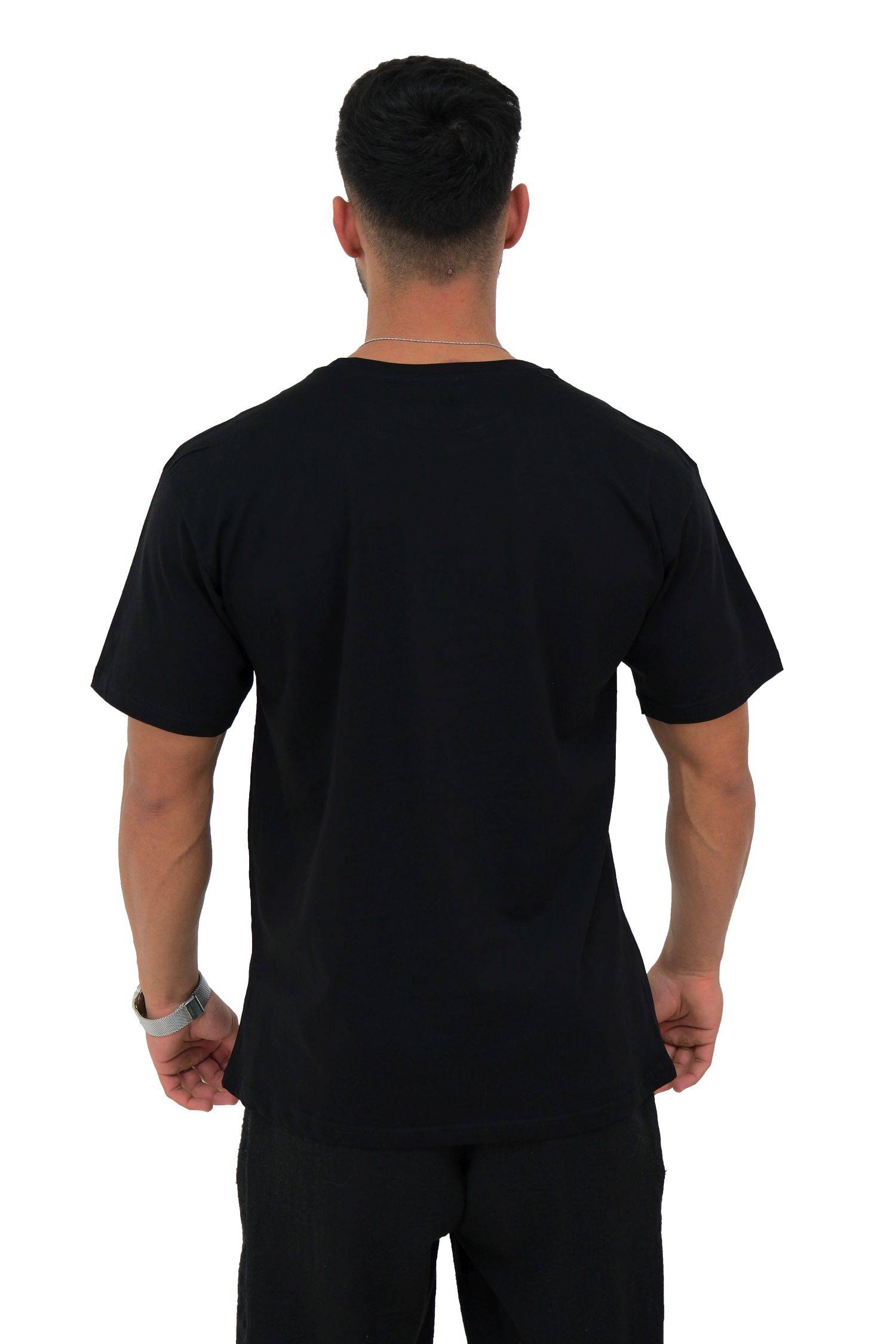 Megaman, Herren T-Shirt, Oversize, Schwarz | X-Large