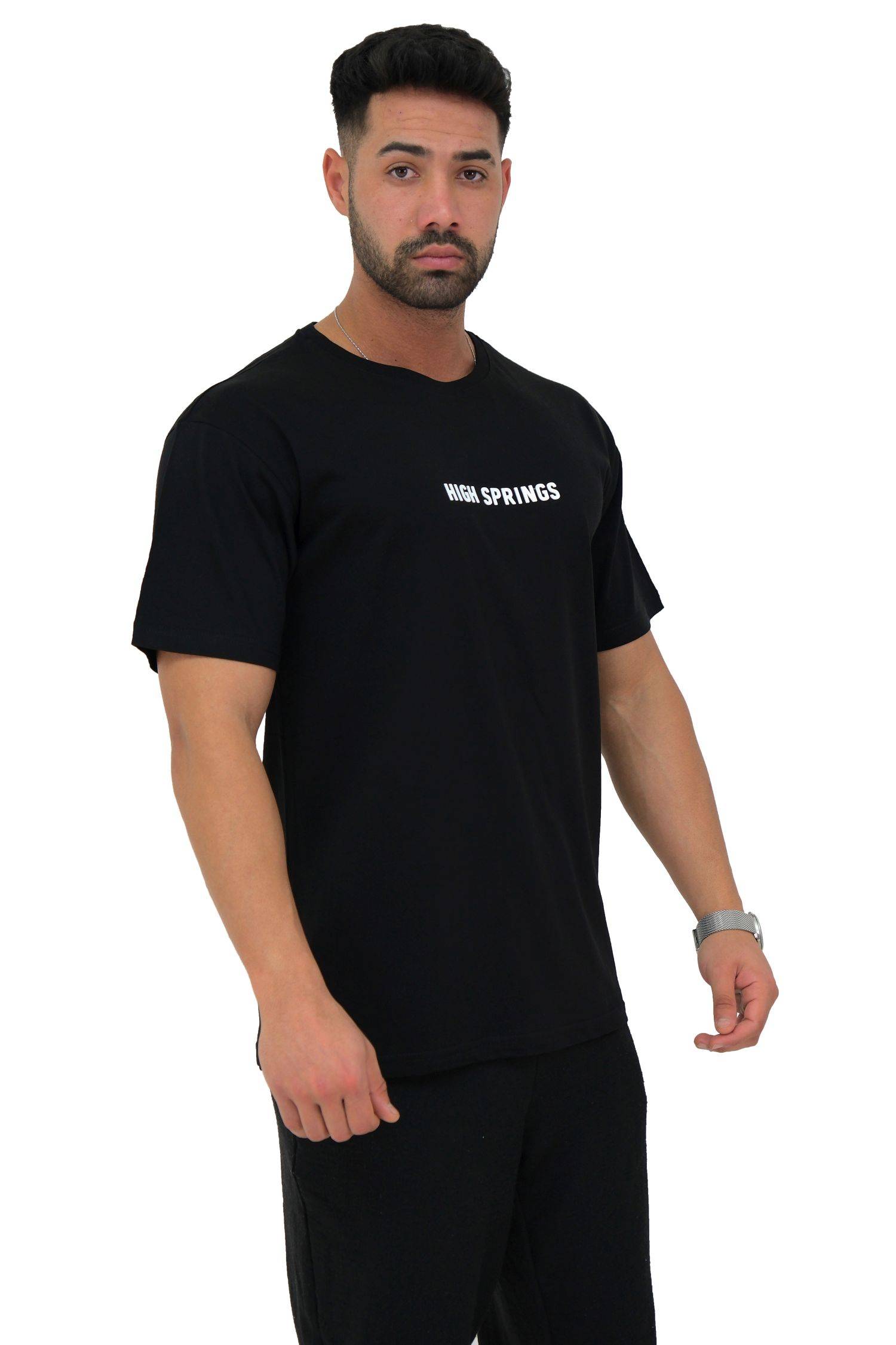 Megaman, Herren T-Shirt, Oversize, Schwarz | XX-Large