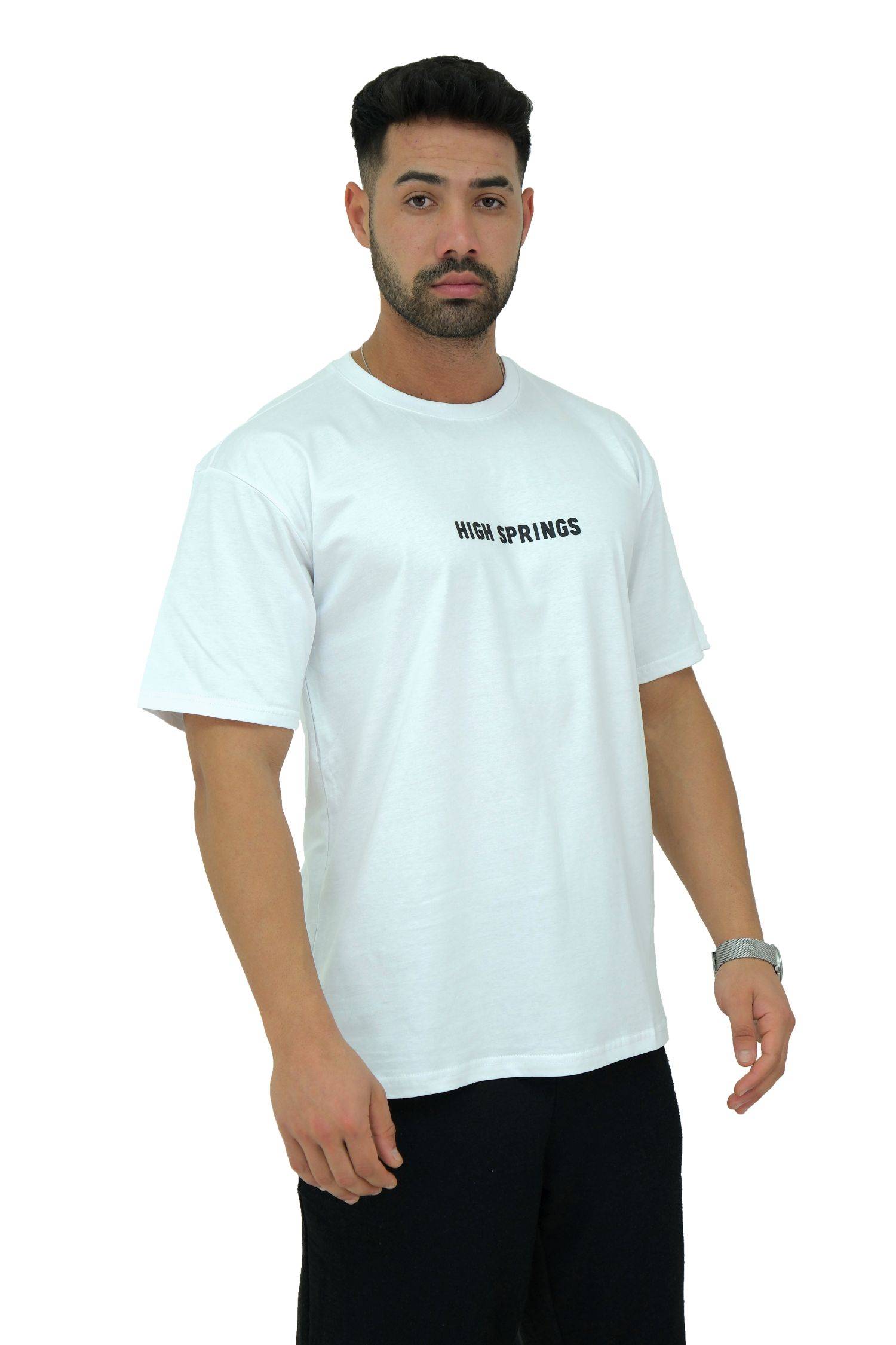 Megaman, Herren T-Shirt, Oversize, Weiss | X-Large