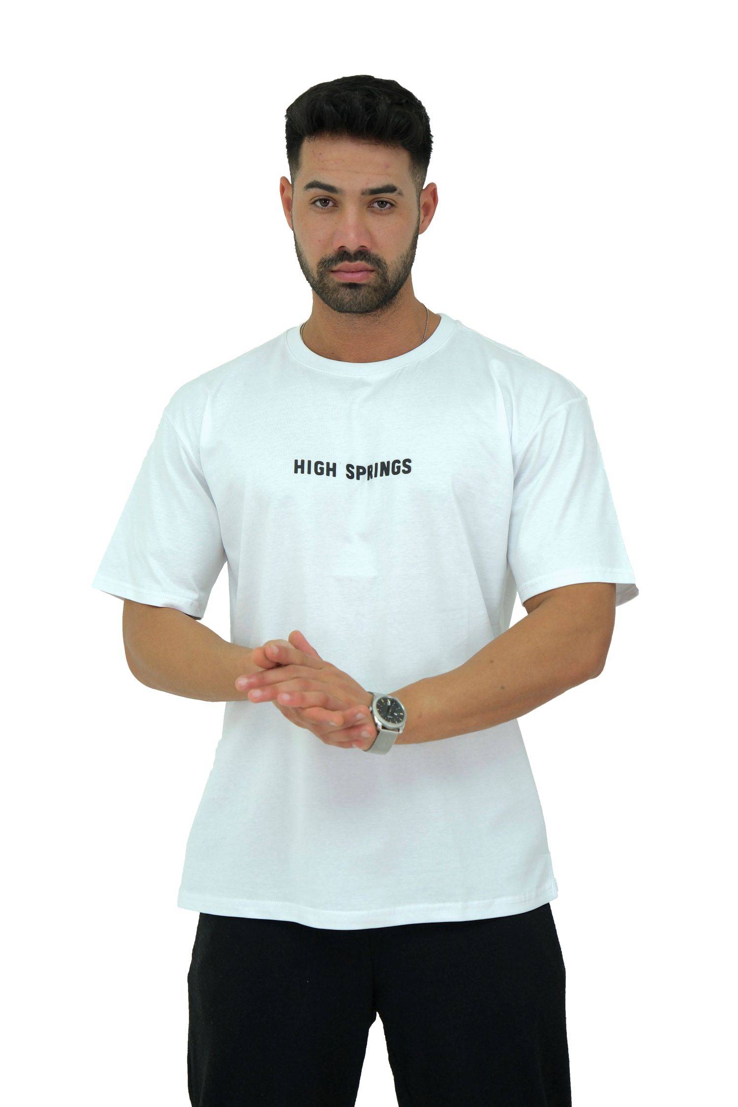 Megaman, Herren T-Shirt, Oversize, Weiss | XX-Large