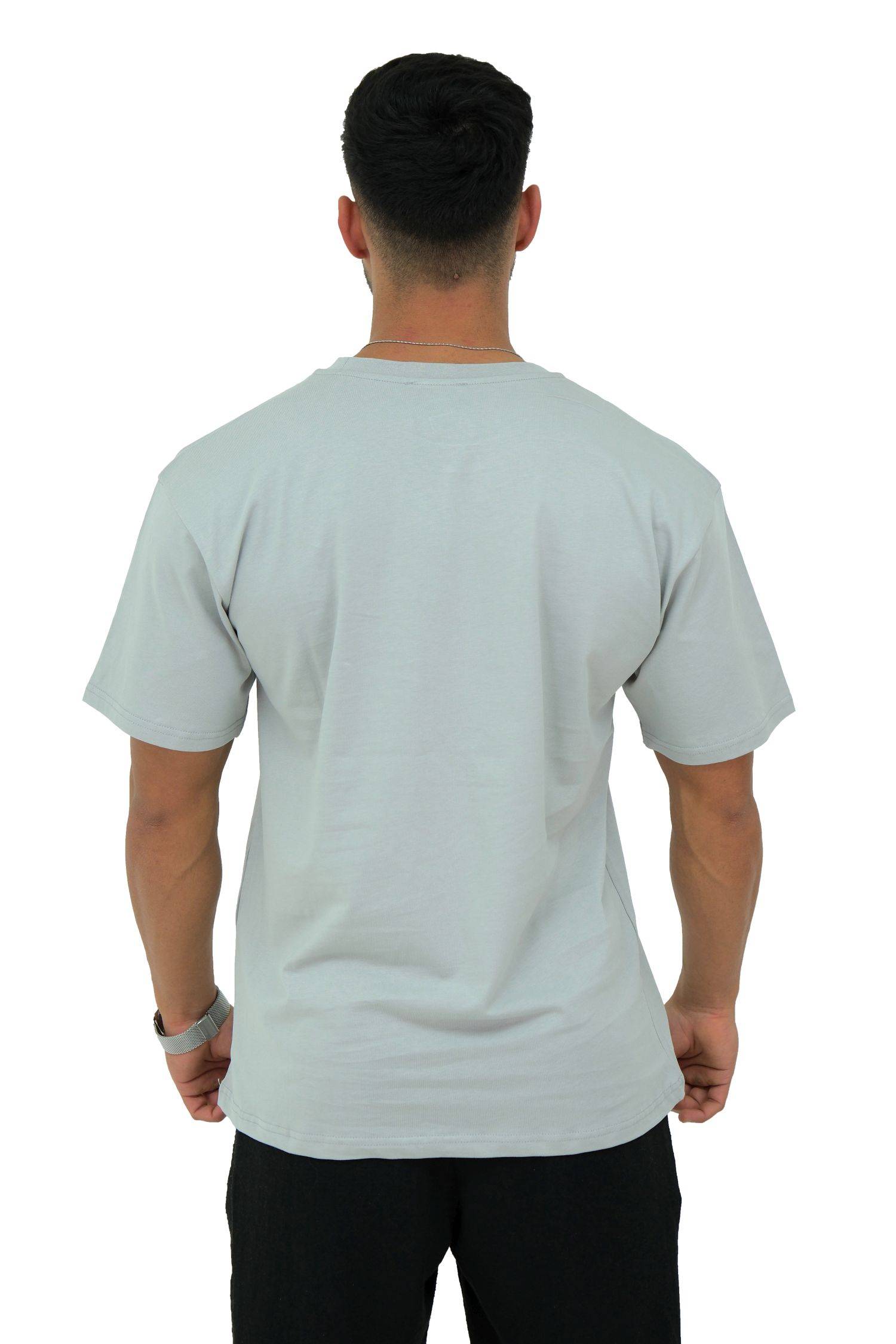 Megaman, Herren T-Shirt, Oversize, Grau | Medium