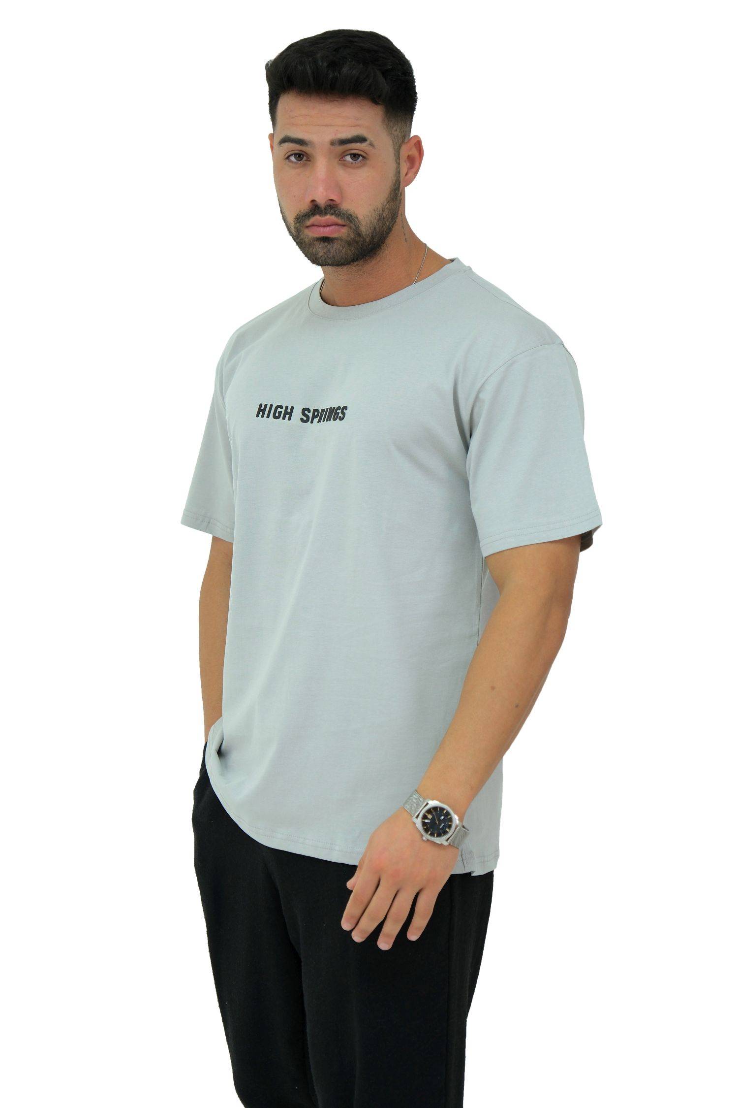 Megaman, Herren T-Shirt, Oversize, Grau | XX-Large