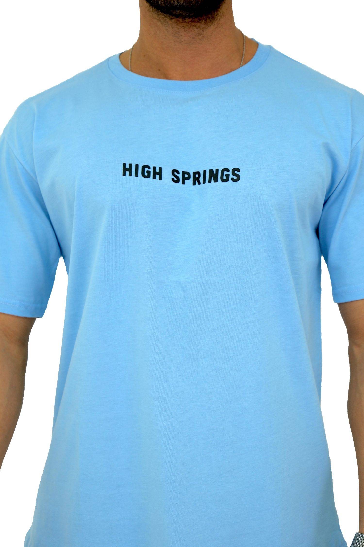 Megaman, Herren T-Shirt, Oversize, Hellblau | Medium