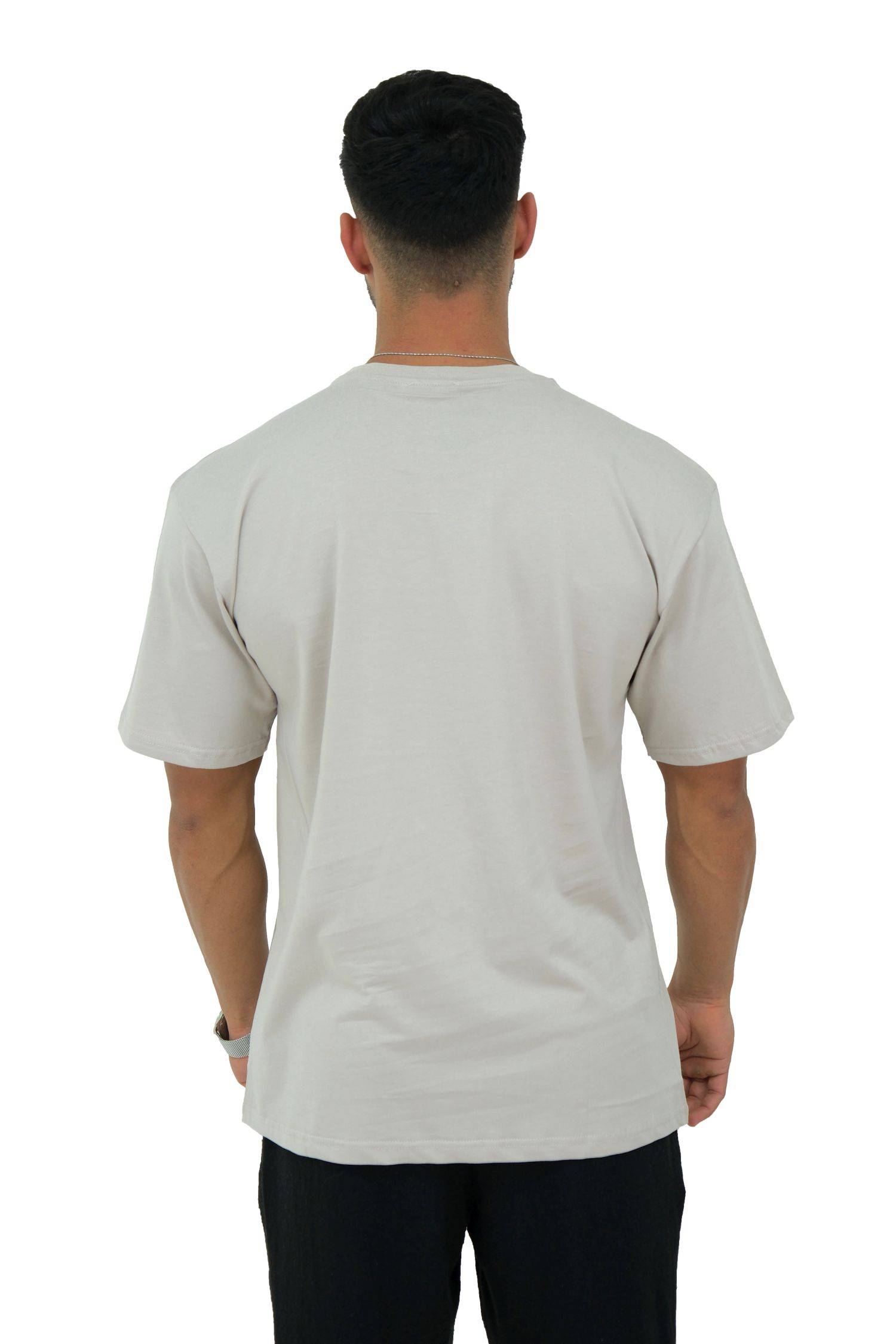 Megaman, Herren T-Shirt, Oversize, Beige | Large