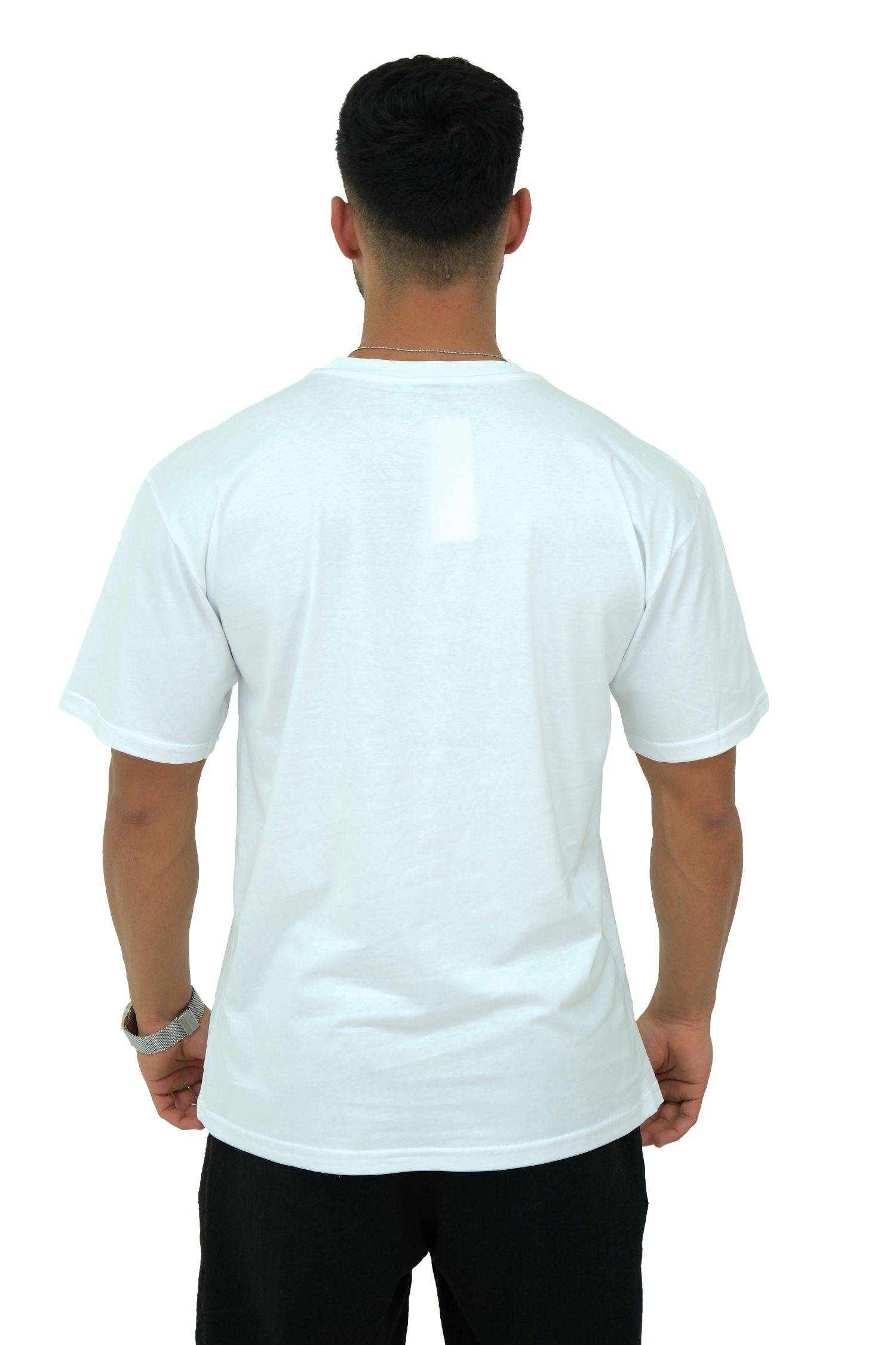 Megaman, Herren T-Shirt, Oversize, Weiss | XX-Large