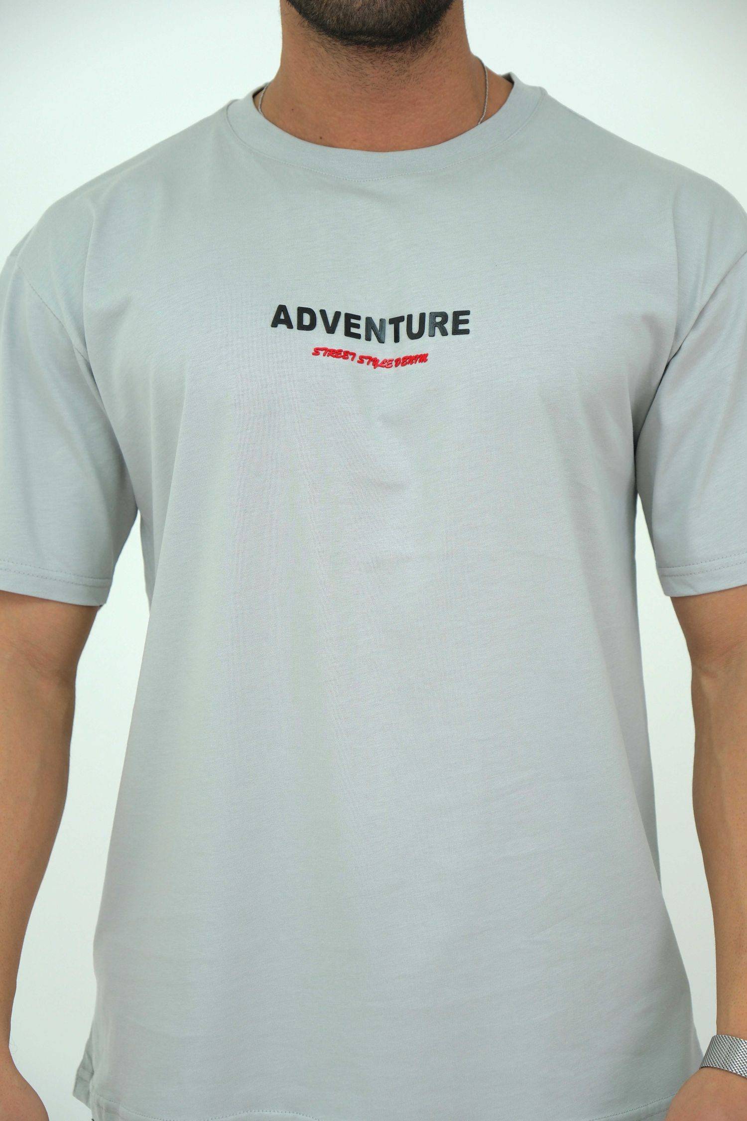 Megaman, Herren T-Shirt, Oversize, Grau | Small