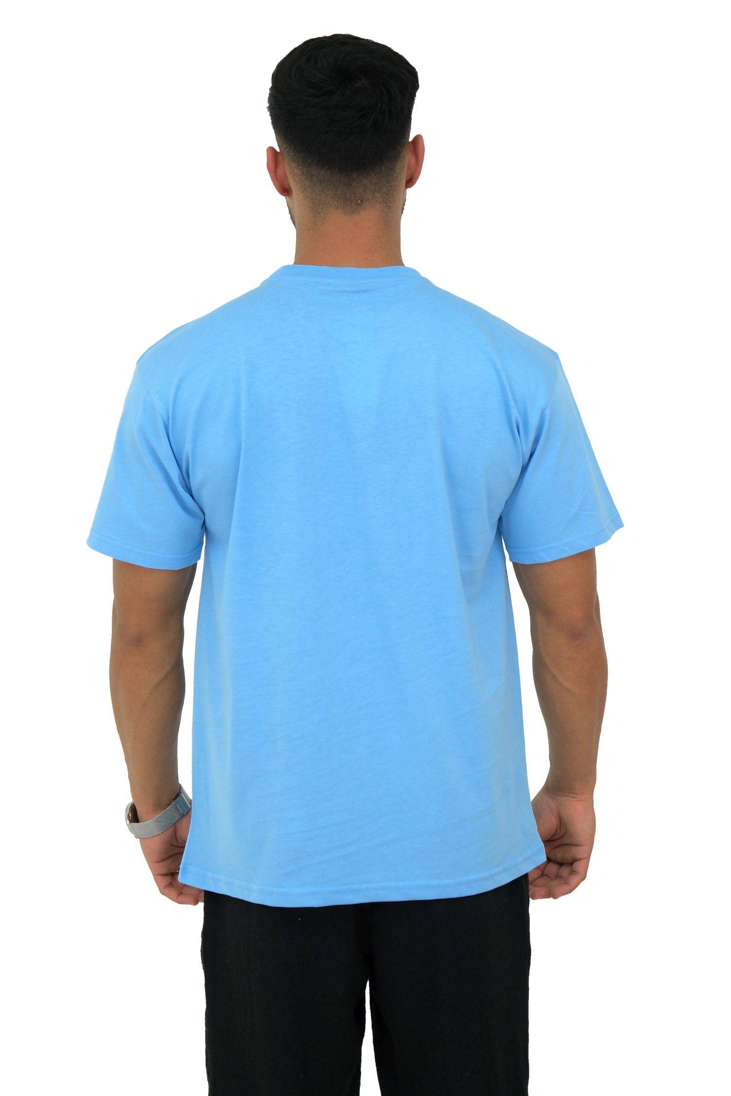 Megaman, Herren T-Shirt, Oversize, Hellblau | XX-Large