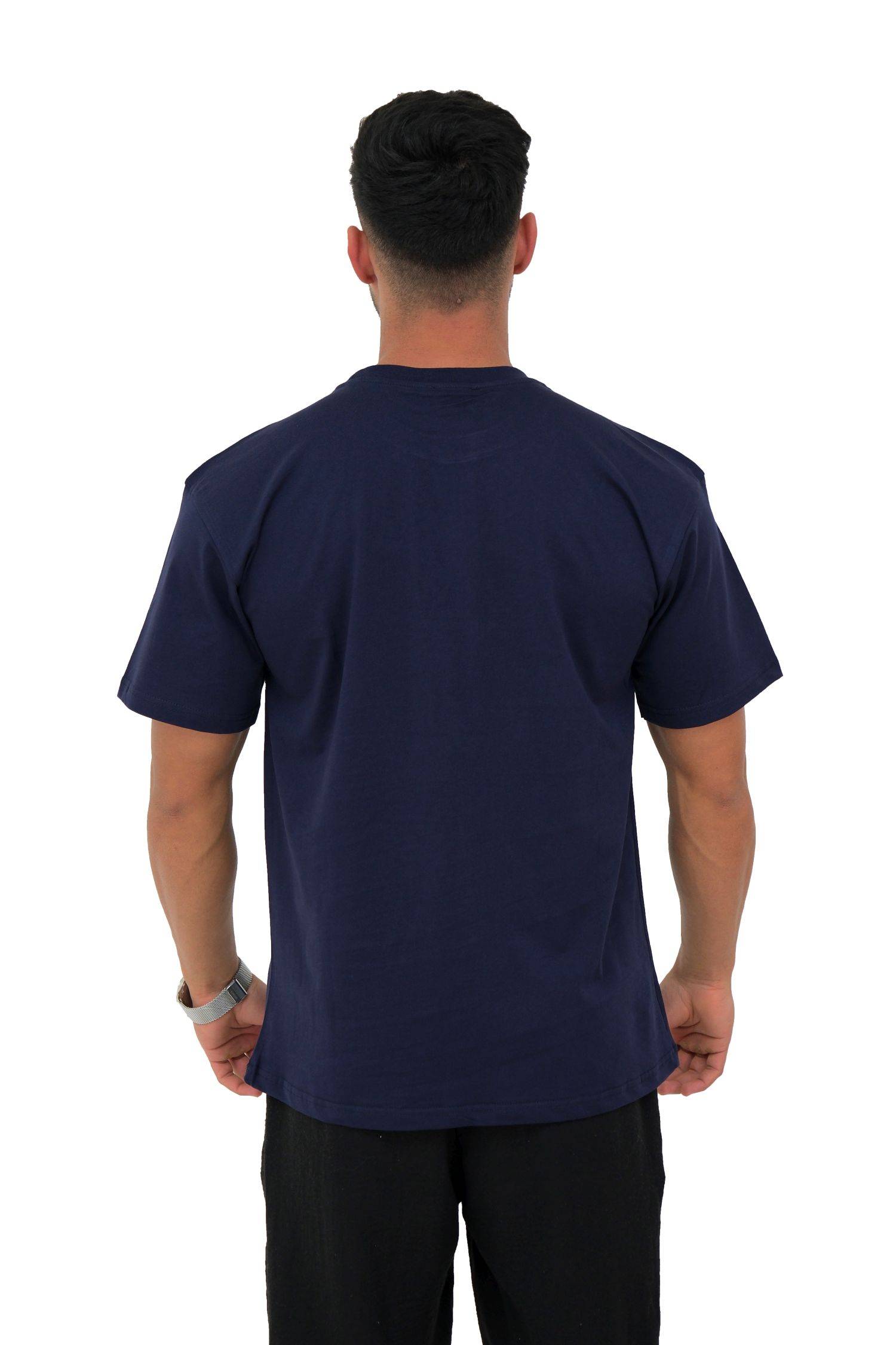 Megaman, Herren T-Shirt, Oversize, Dunkelblau | XX-Large