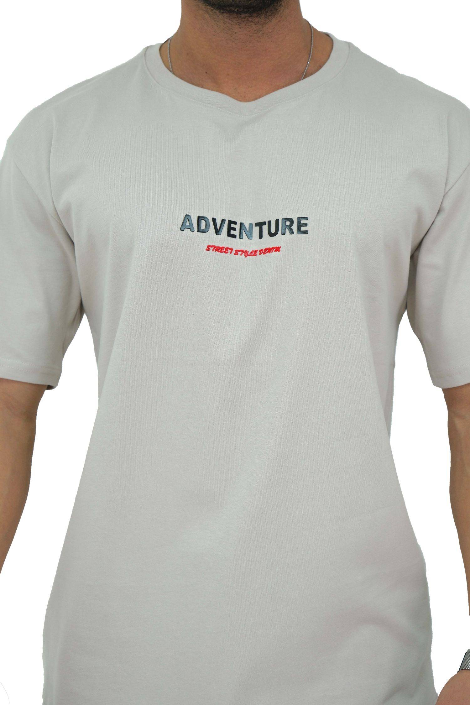 Megaman, Herren T-Shirt, Oversize, Beige | Large