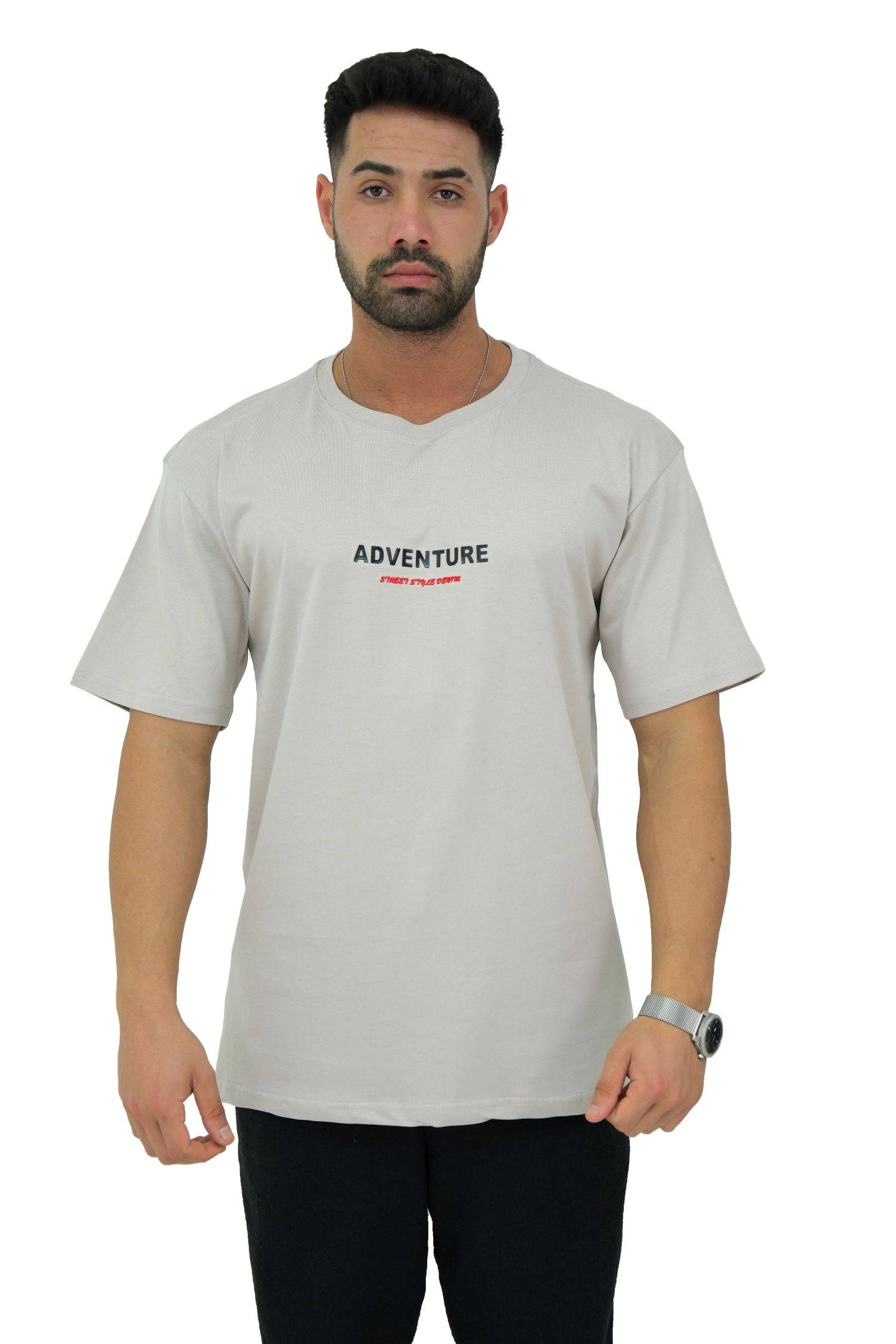 Megaman, Herren T-Shirt, Oversize, Beige | Large