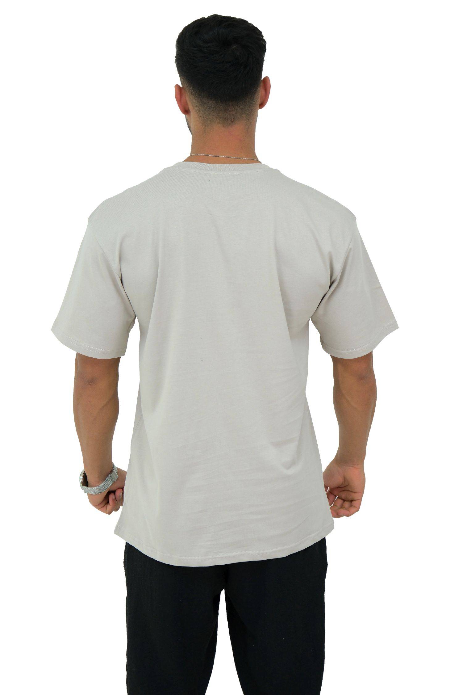 Megaman, Herren T-Shirt, Oversize, Beige | Large