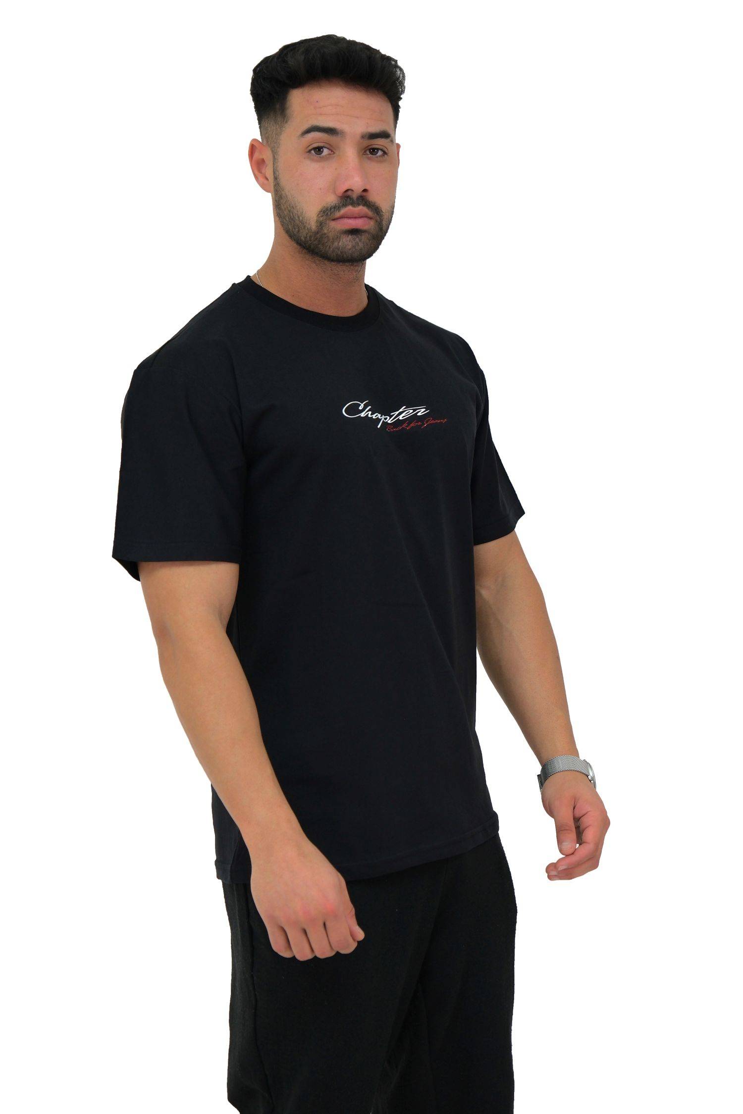 Megaman, Herren T-Shirt, Oversize, Schwarz | Small