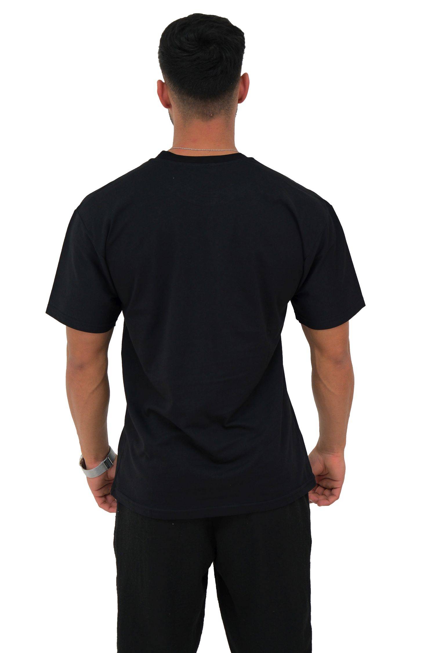 Megaman, Herren T-Shirt, Oversize, Schwarz | XX-Large