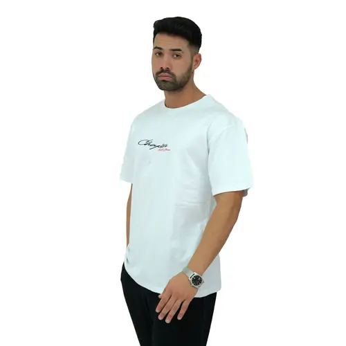Megaman, Herren T-Shirt, Oversize, Weiss | Large Megaman, Herren T-Shirt, Oversize, Weiss | Large