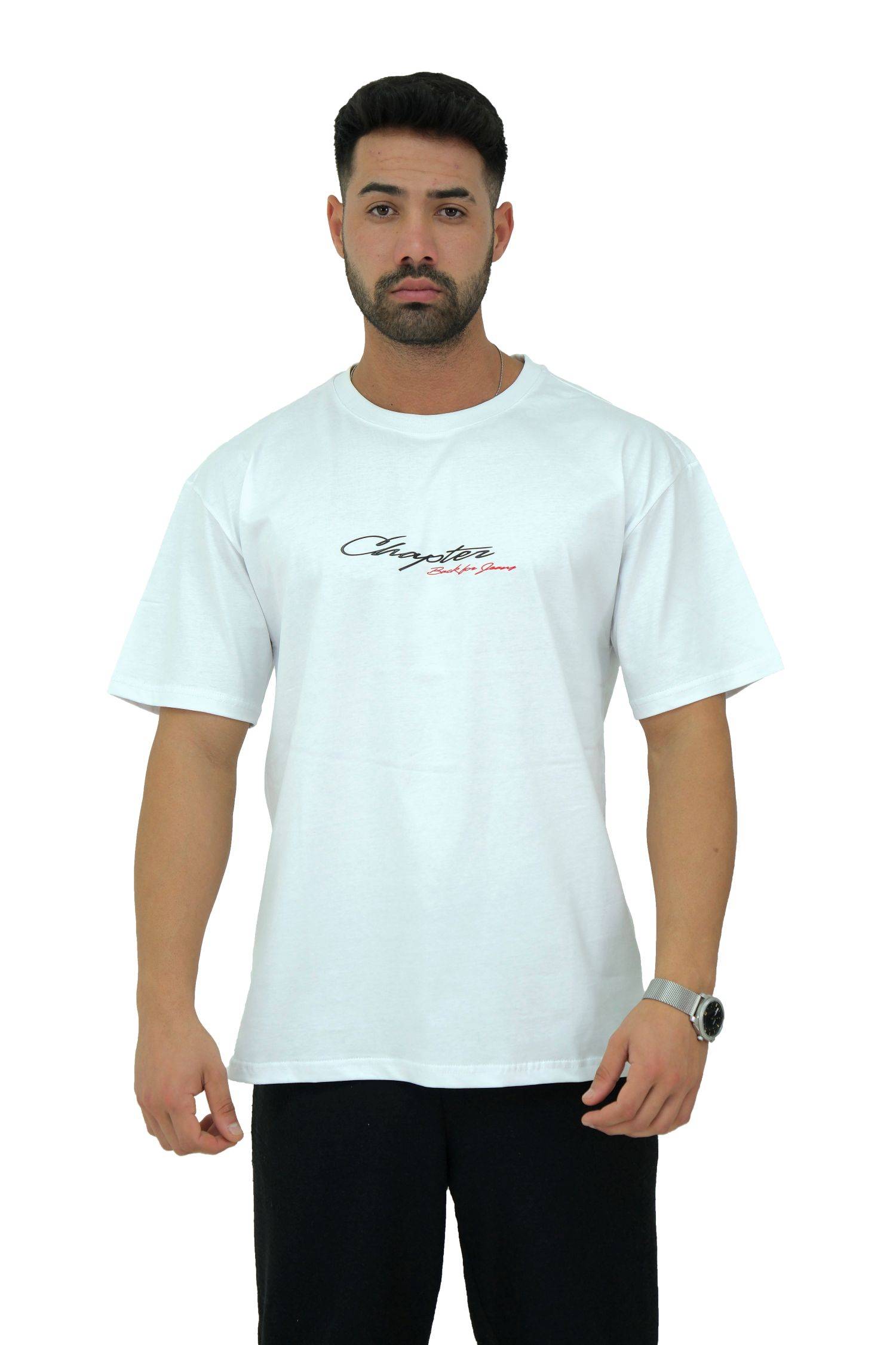 Megaman, Herren T-Shirt, Oversize, Weiss | XX-Large