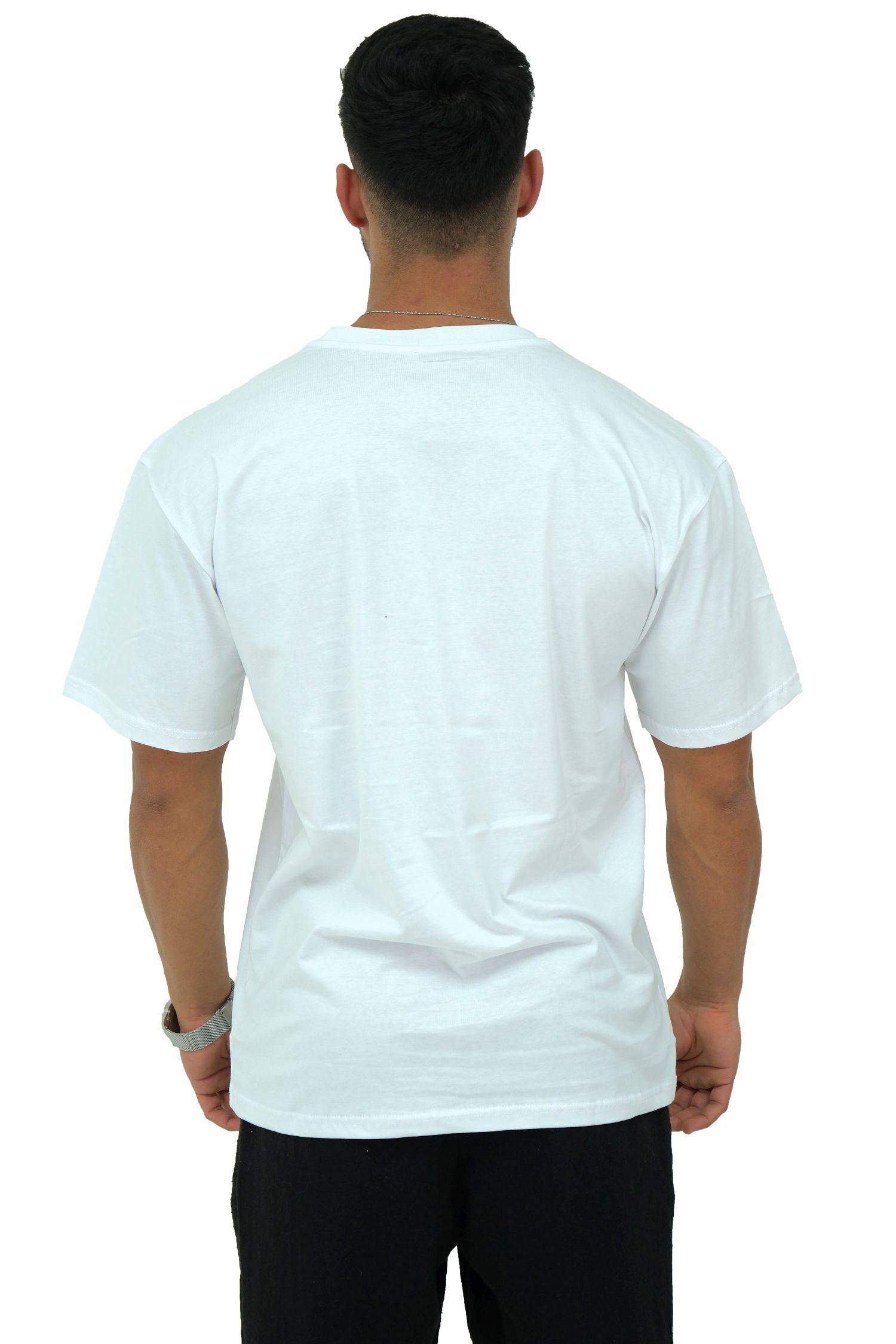 Megaman, Herren T-Shirt, Oversize, Weiss | XX-Large