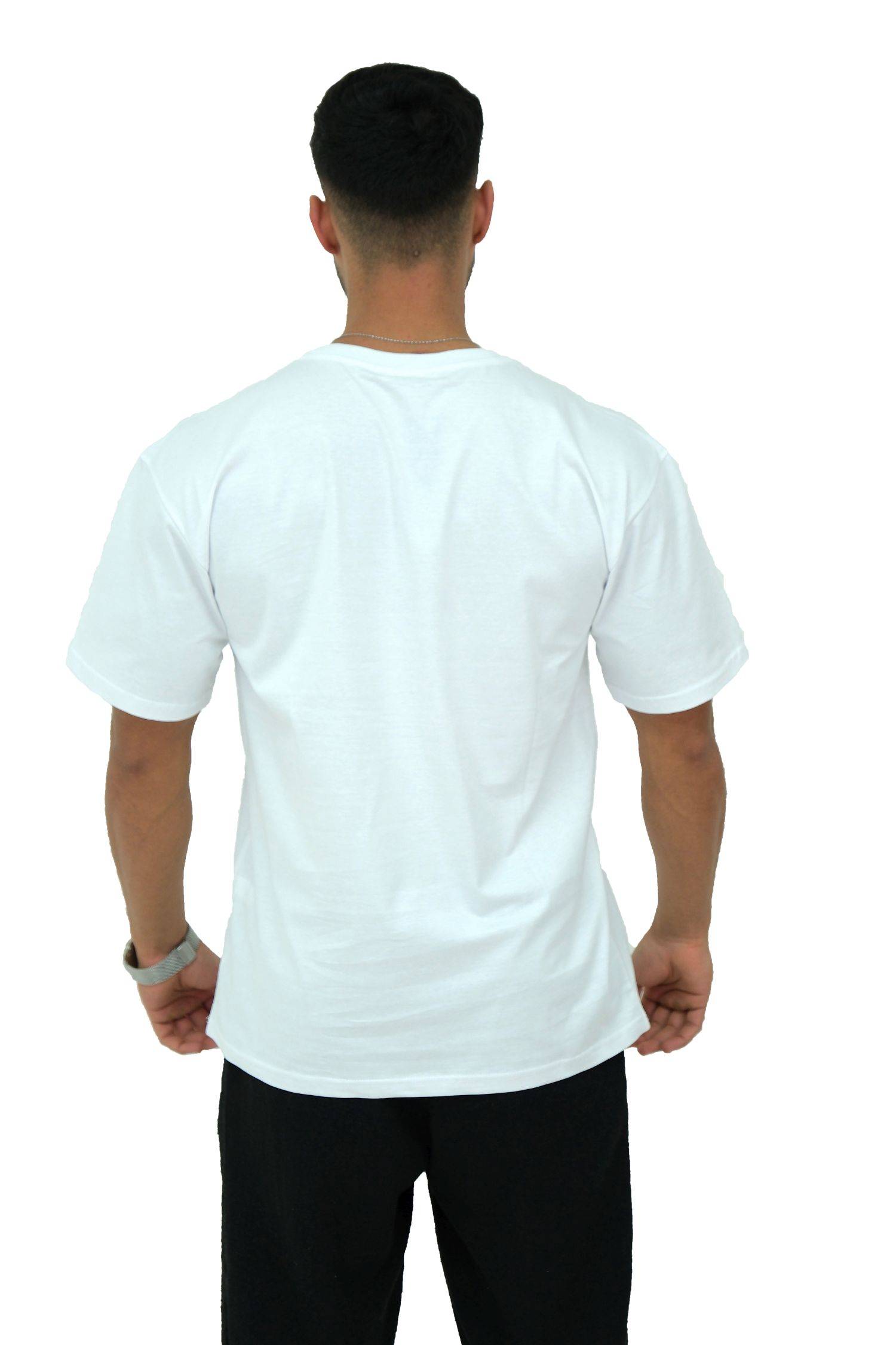 Megaman, Herren T-Shirt, Oversize, Weiss | XX-Large