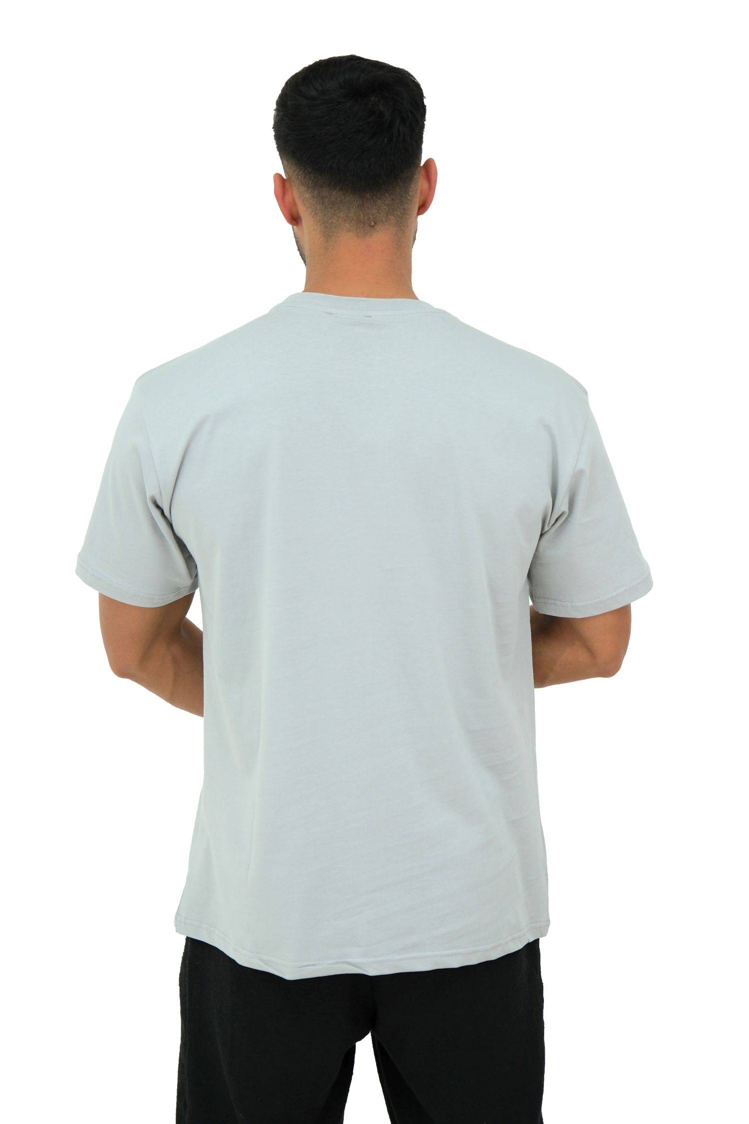 Megaman, Herren T-Shirt, Oversize, Grau | Large