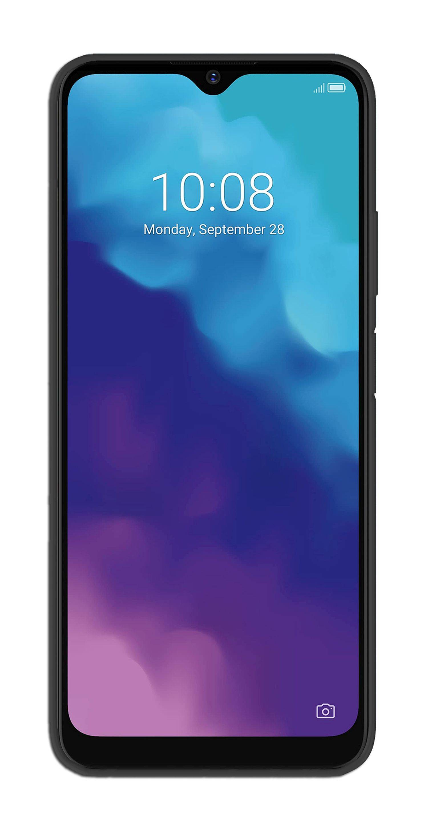 Silikon Hülle Basic kompatibel mit ZTE Blade Axon 40 Lite Case TPU Soft Handy Cover Schutz in Schwarz