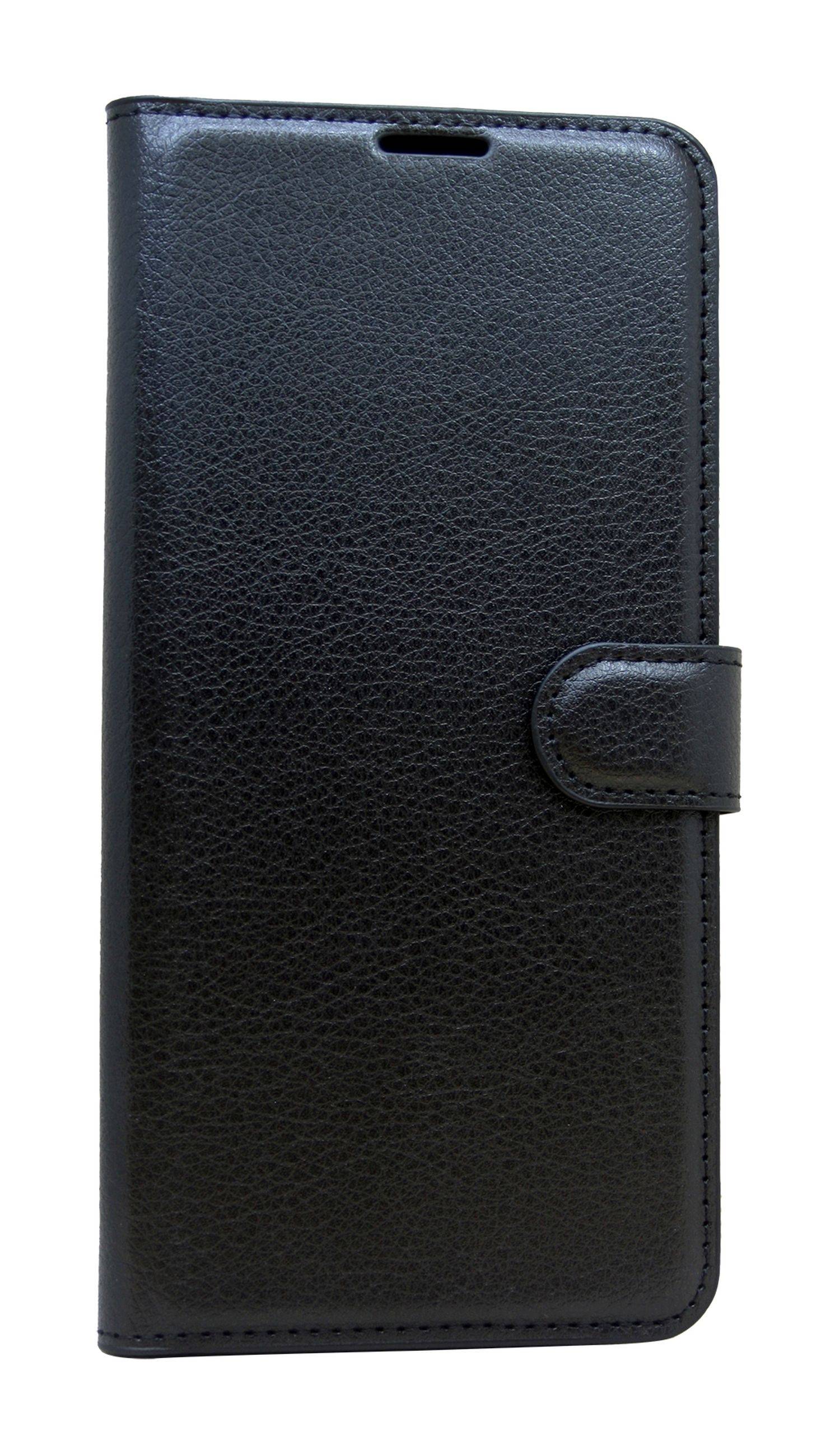 Buch Tasche "Fancy" für ZTE BLADE A53 Handy Hülle Etui Brieftasche Schutzhülle mit Standfunktion, Kartenfach Schwarz