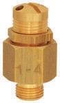 Mini-Abblasventil Messing G 1/8 Ansprechdruck 1,0 - 4,0 bar
