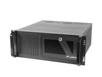Lanberg SC01-4504-08B, Rack (4U), Schwarz, 2 Lüfter, HDD, HDD