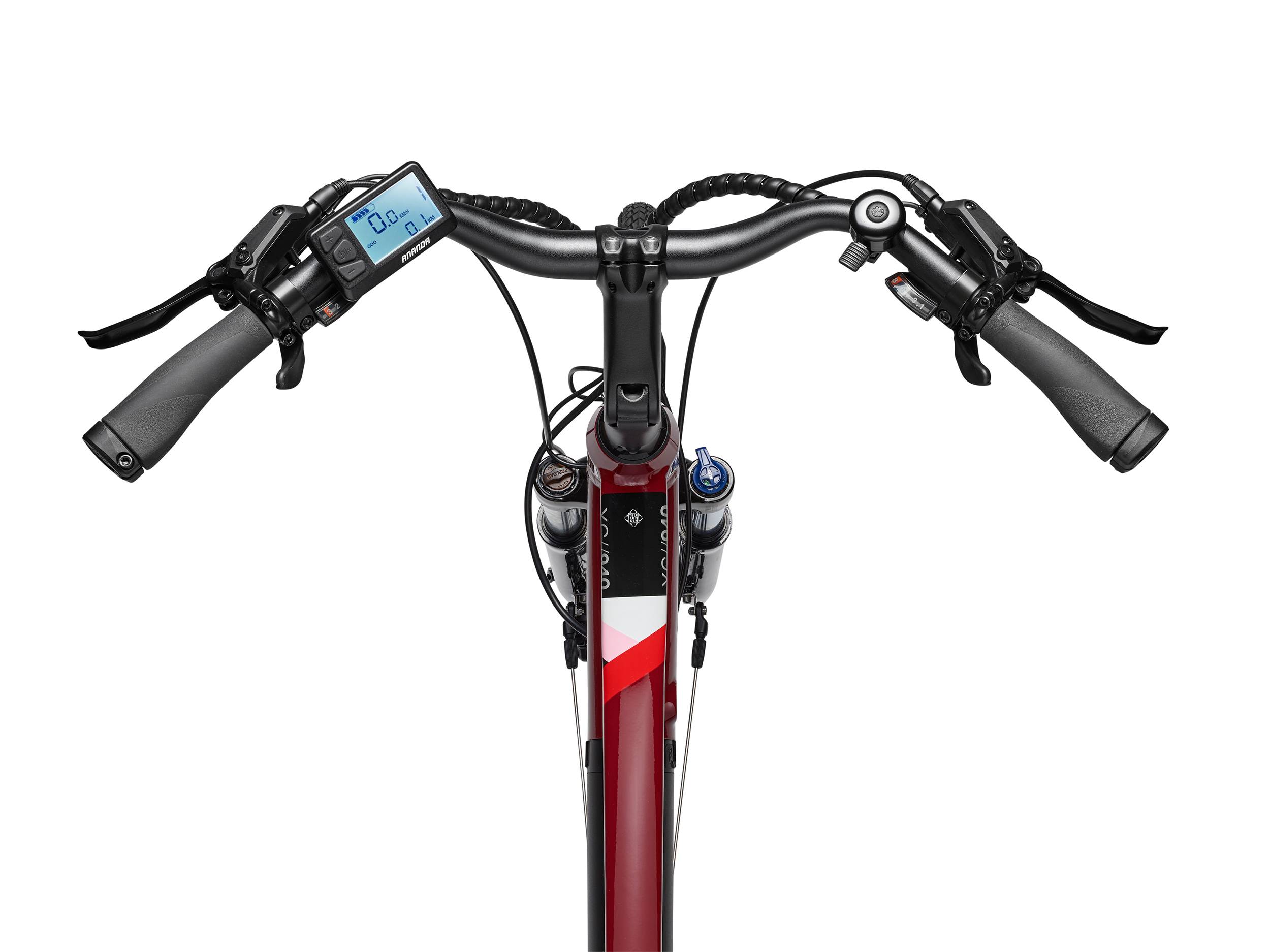 Telefunken Trekking E-Bike | Elektrofahrrad 28 Zoll | 24-Gang Kettenschaltung | Heckmotor 250W | 417,6Wh Akku | Pedelec