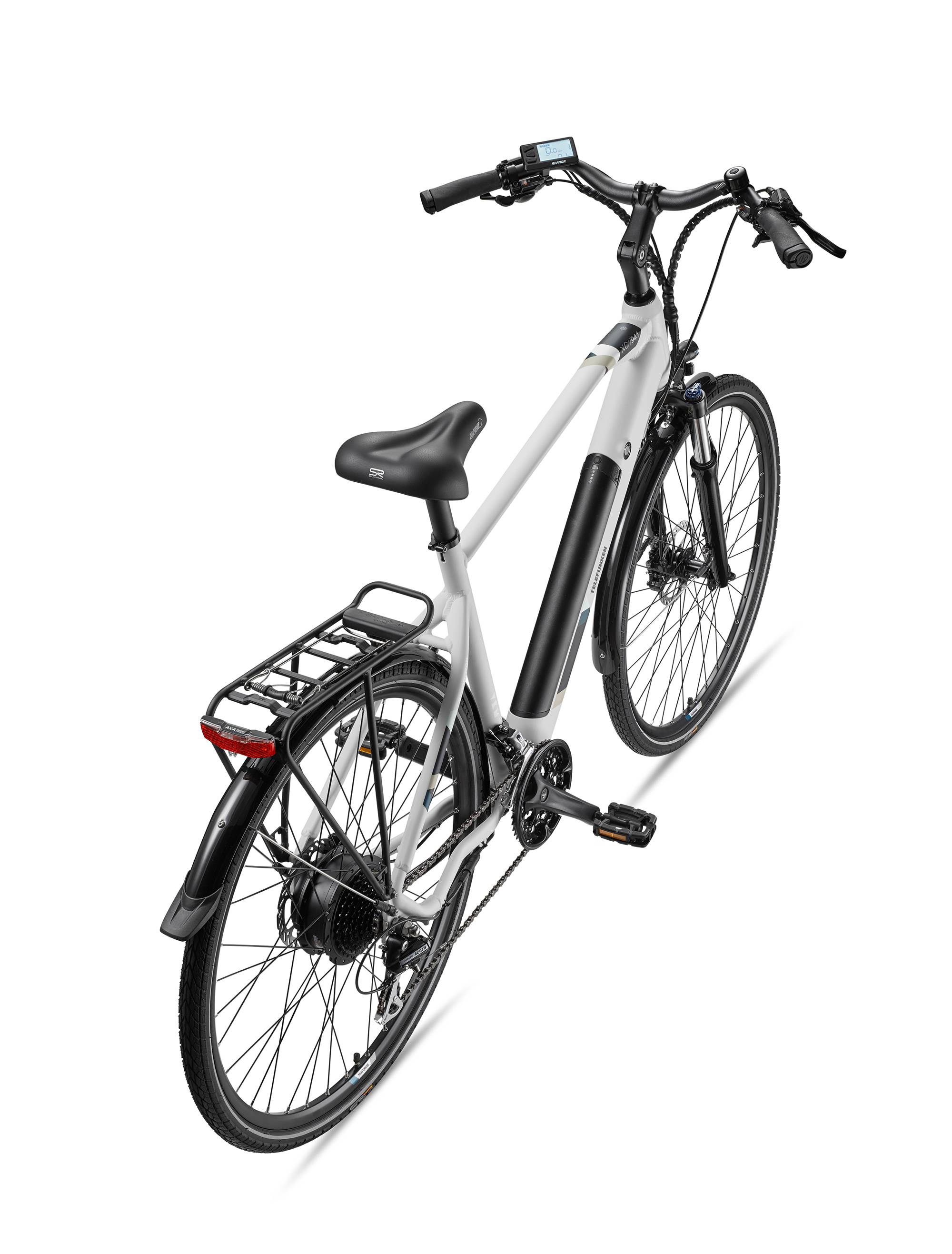 Telefunken Trekking E-Bike | Elektrofahrrad 28 Zoll | 24-Gang Kettenschaltung | Heckmotor 250W | 417,6 Wh Akku | Pedelec