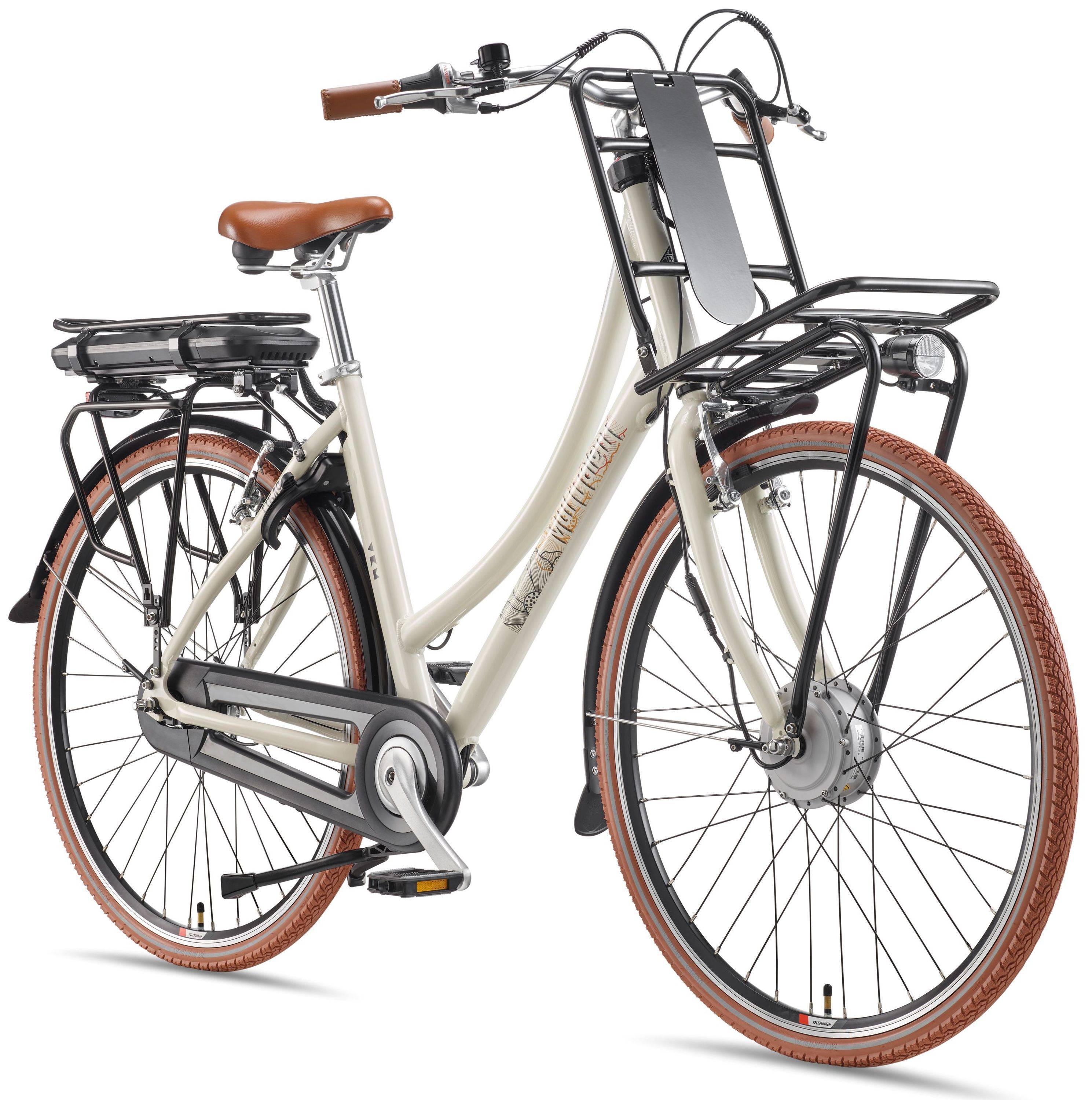 Telefunken E-Bike RT540 mit 7-Gang Shimano Nabenschaltung - Frontmotor 250W /40Nm - 13Ah / 36V Li-Ion Akku