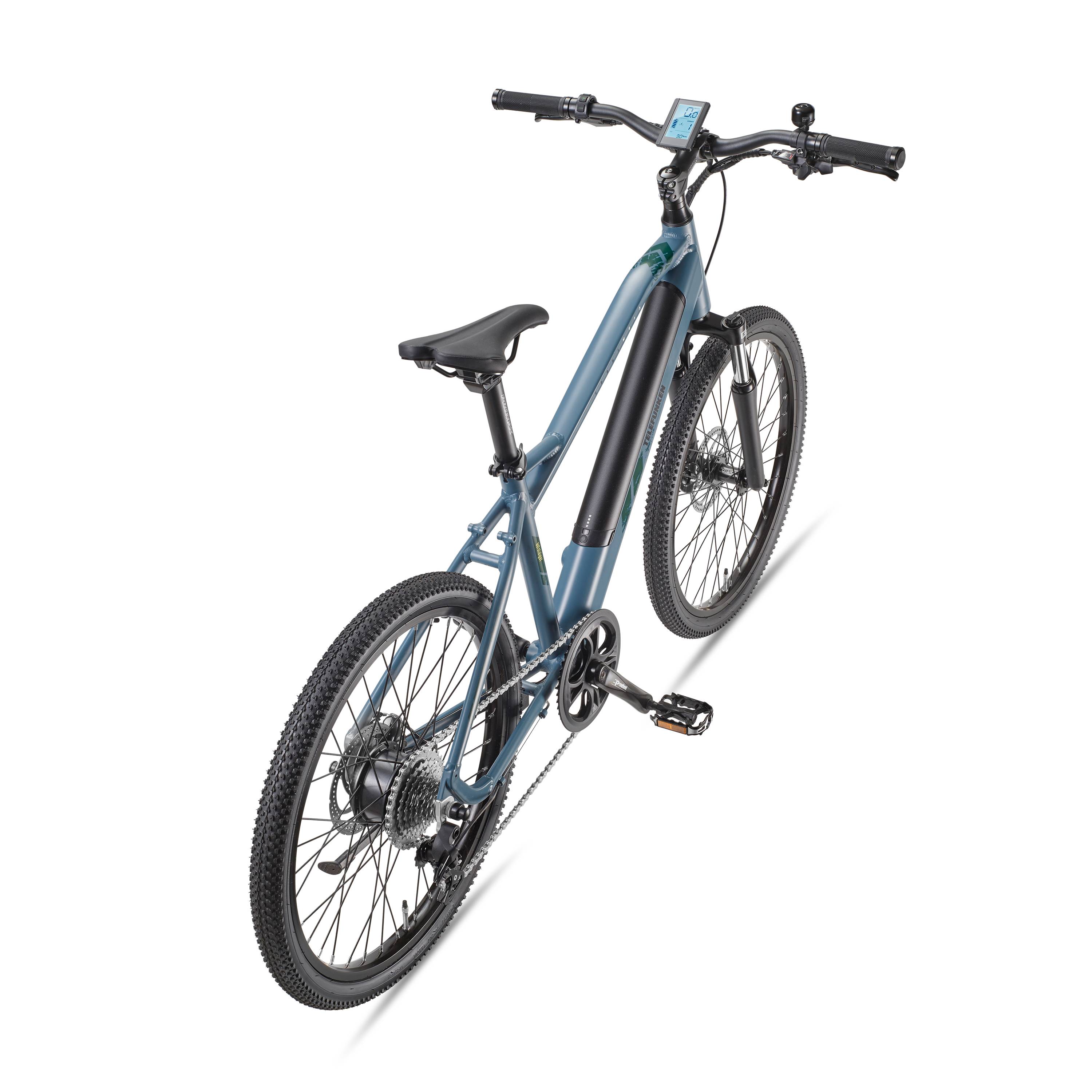 Telefunken E-Bike MTB M915 24 Zoll mit 8 Gang Kettenschaltung - Hinterradmotor 250W /12,8Ah /36V Lithium-Ionen-Akku