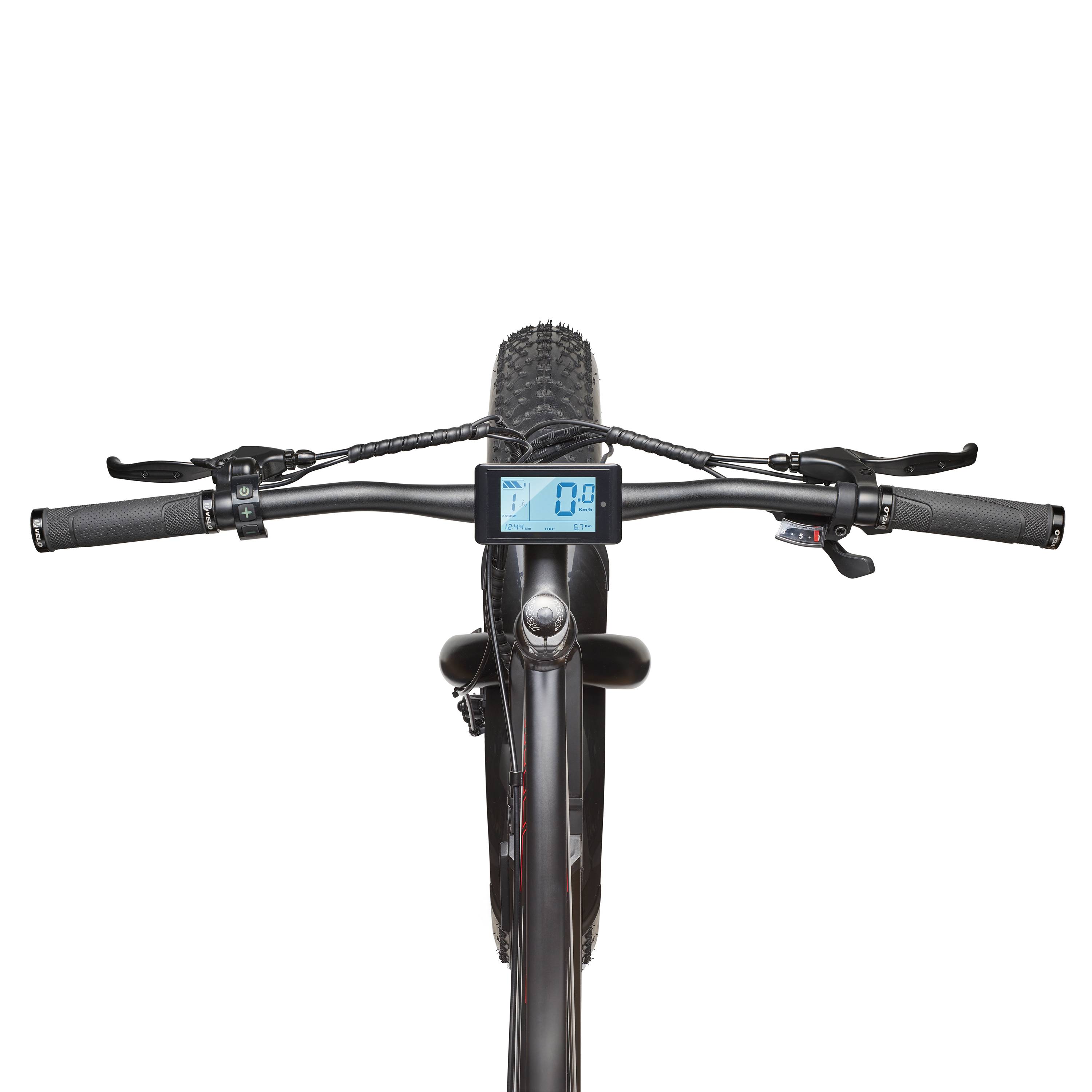 Telefunken E-Bike FM350 26 Zoll Fatbike mit 8 Gang Kettenschaltung - Hinterradmotor 250W /16Ah / 36V Lithium-Ionen-Akku