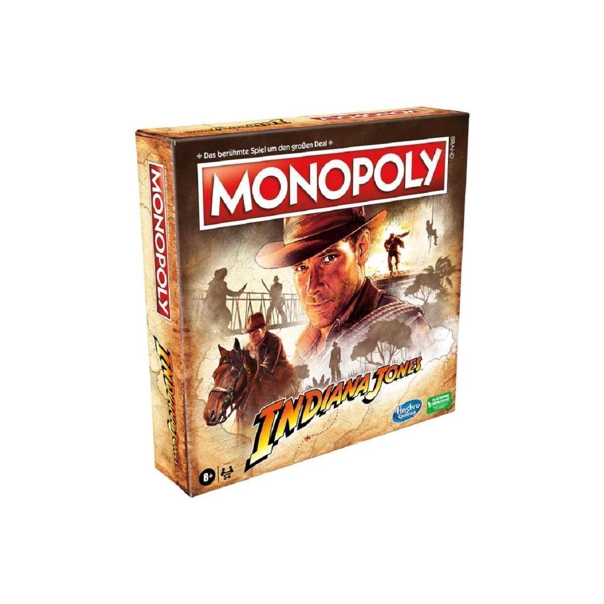 HASD1024 - Monopoly Indiana Jones, Brettspiel, für 2-6 Spieler, ab 8 Jahren (DE-Ausgabe)