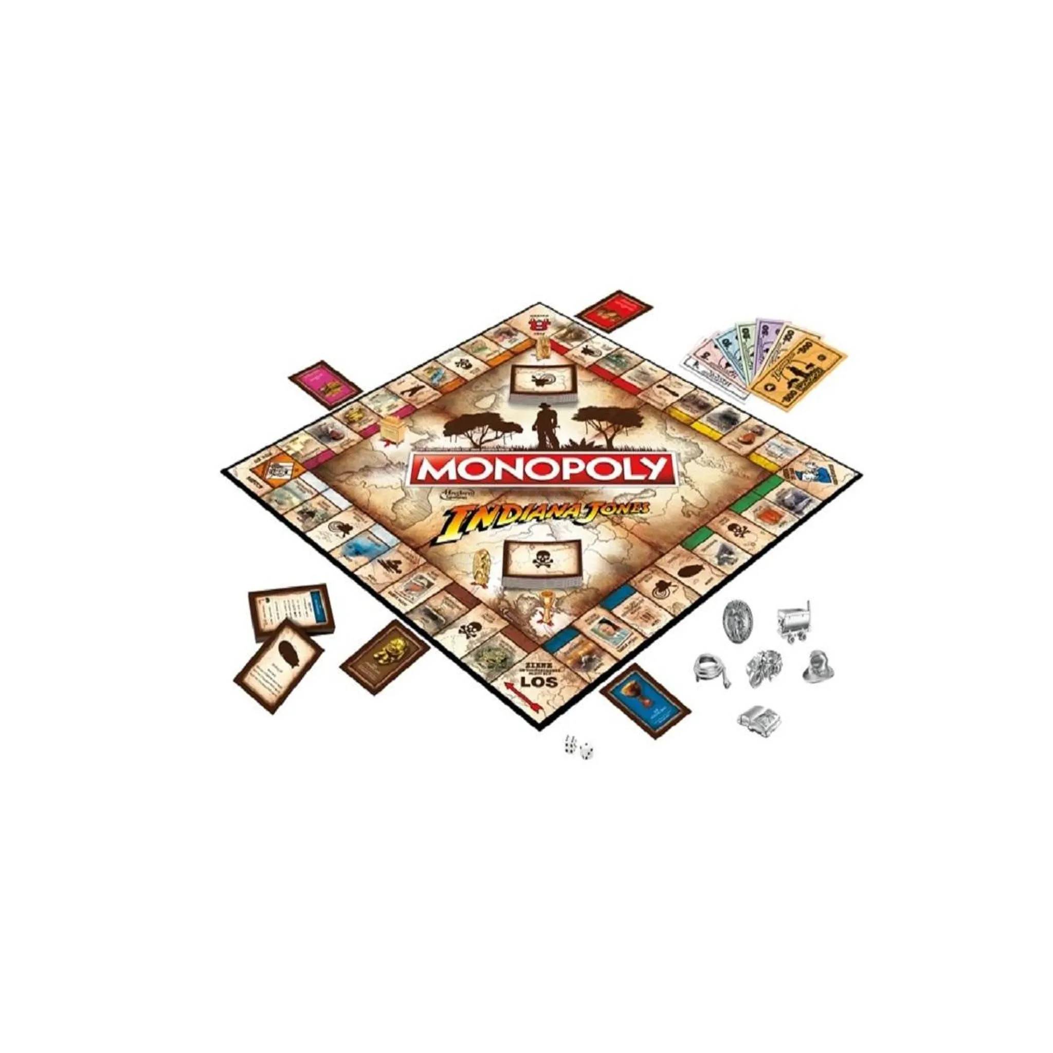 Hasbro - Monopoly Indiana Jones Brettspiel Gesellschaftsspiel Indy