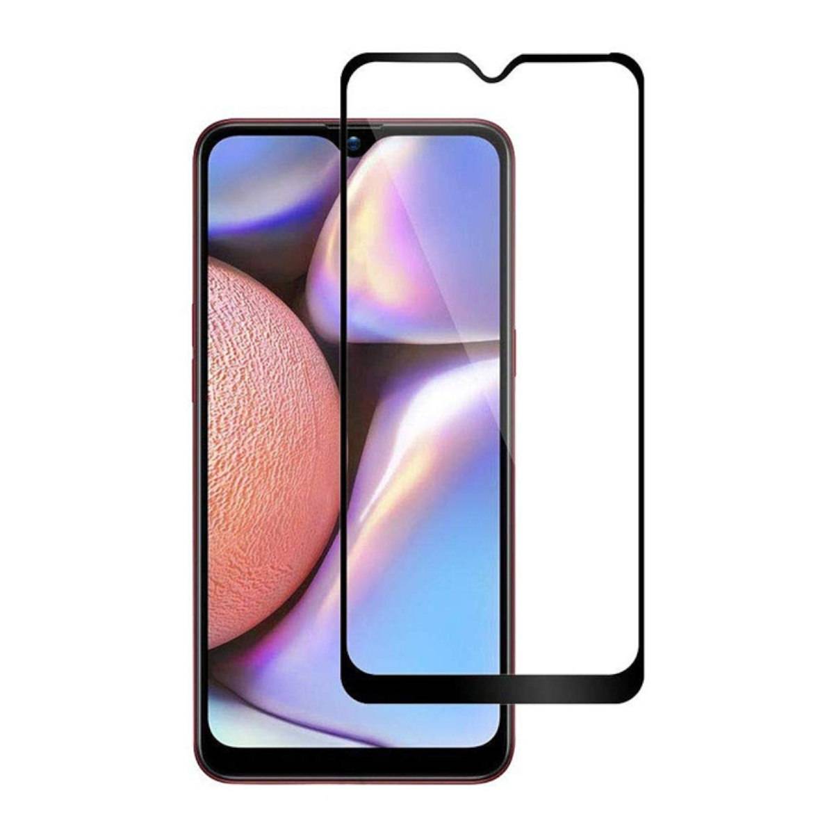 Für Samsung Galaxy A20S A207F 3D Premium 0,3 mm H9 Hart Glas Schwarz Folie Schutz Hülle Neu