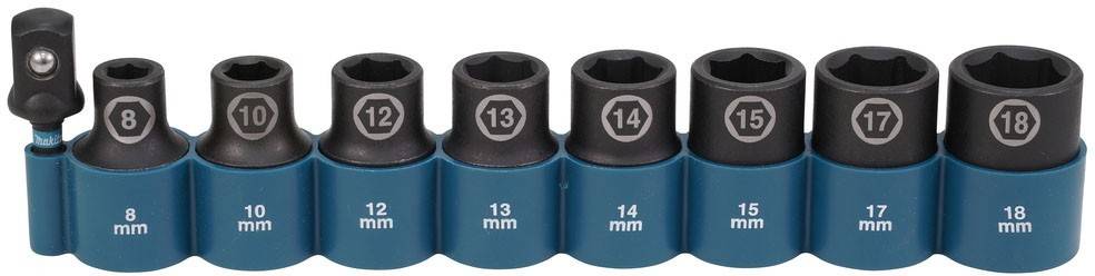 Makita Steckschlüssel-Set 9-tlg E-16645