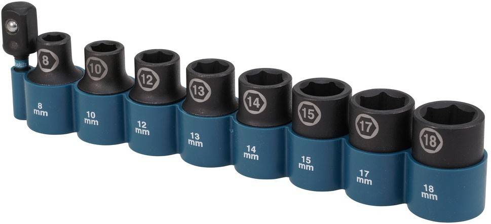 Makita Steckschlüssel-Set 9-tlg E-16645