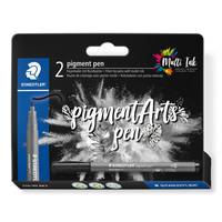 Pigment pen intensiv schwarz 2 Stück