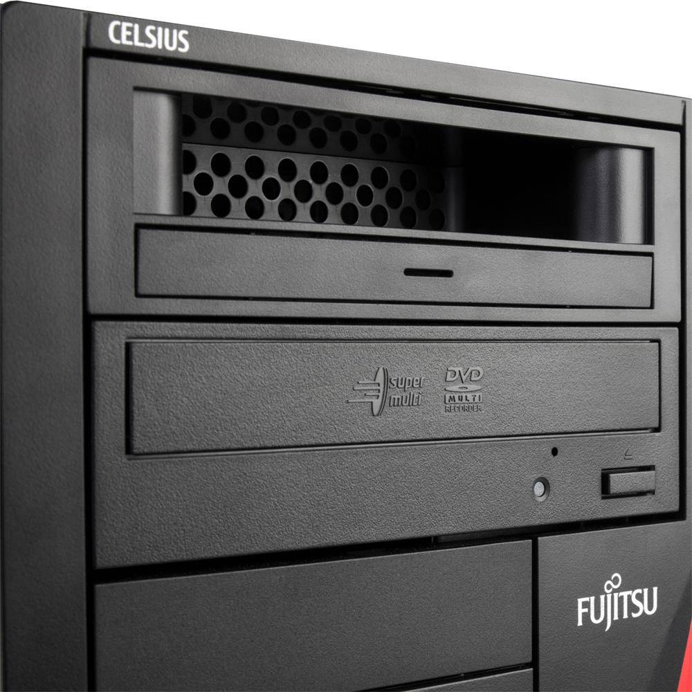 Fujitsu Celsius M740 (Refurbished) Workstation (E5-1620 v3 3.5GHz, 16GB, 1TB SSD, DVD-RW, K2200 4GB) + Win 10