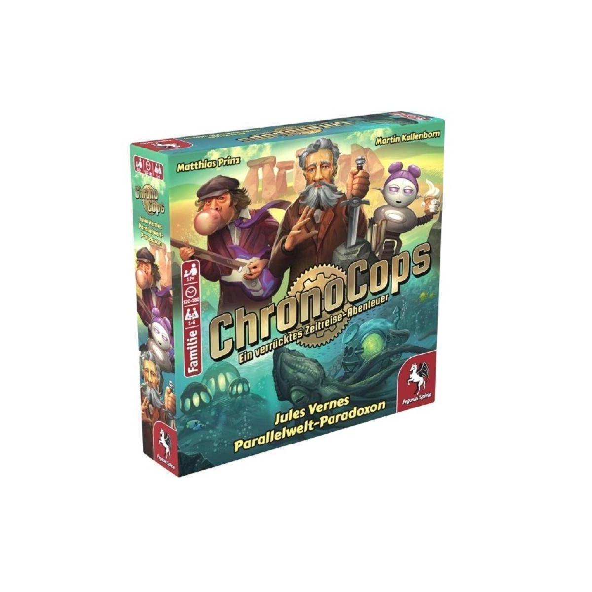 18192G - ChronoCops - Jule Vernes Parallelwelt-Paradoxon, Kartenspiel (DE-Ausgabe)