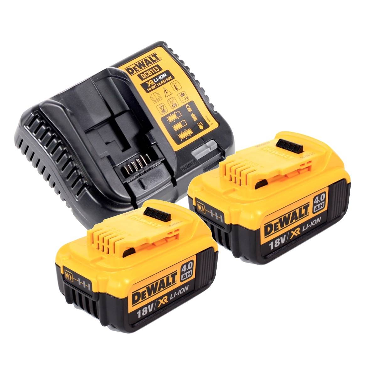 DeWalt DCS 334 M2 Akku Pendelhub Stichsäge 18 V Brushless + 2x Akku 4,0 Ah + Ladegerät