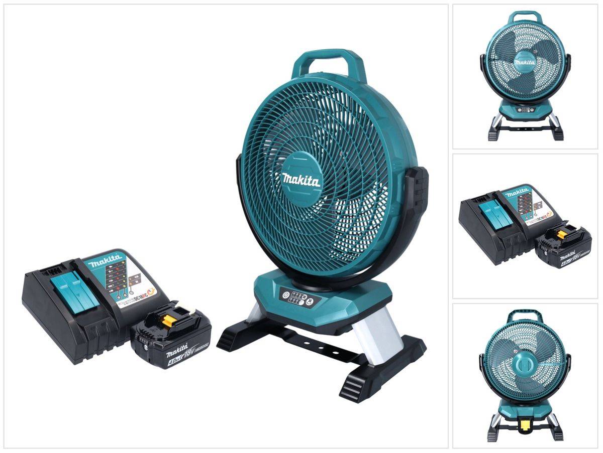 Makita DCF 301 RM1 Akku Ventilator Lüfter 18 V 33 cm + 1x Akku 4,0 Ah + Ladegerät