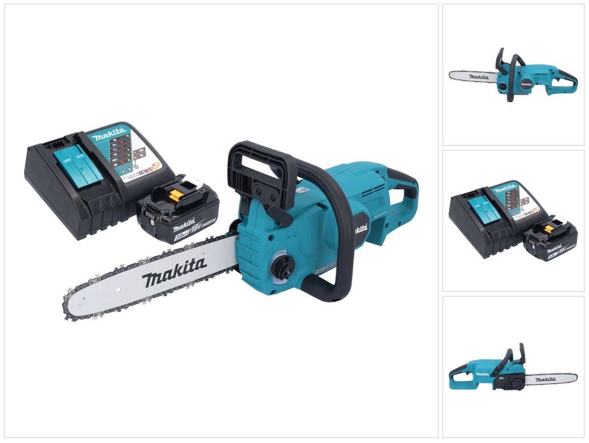 Makita DUC 307 RF1X2 Akku Kettensäge 18 V 30 cm 7,7 m/s Brushless + 1x Akku 3,0 Ah + Ladegerät