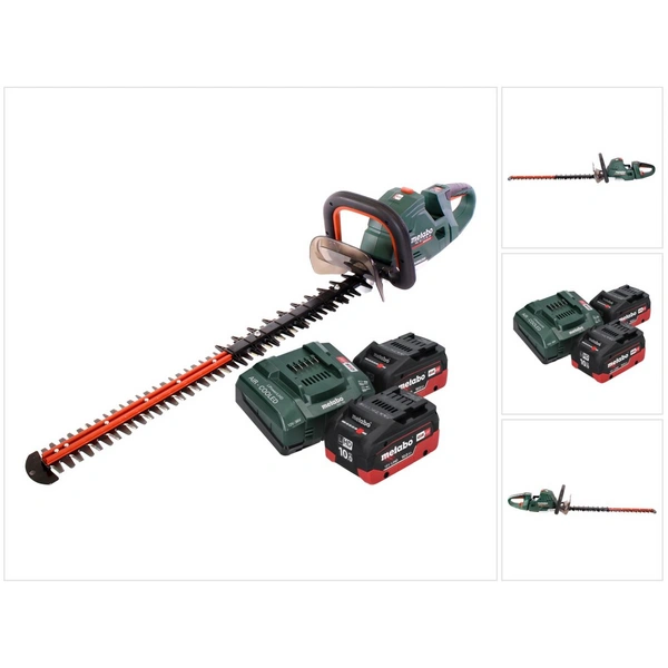 Metabo HS 18 LTX BL 75 Akku Heckenschere 18 V 75 cm Brushless + 2x Akku 10,0 Ah + Ladegerät Metabo HS 18 LTX BL 75 Akku Heckenschere 18 V 75 cm Brushless + 2x Akku 10,0 Ah + Ladegerät