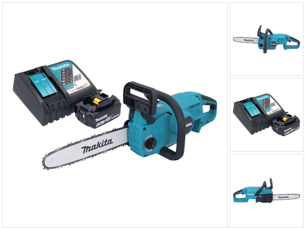 Makita DUC 307 RM1X2 Akku Kettensäge 18 V 30 cm 7,7 m/s Brushless + 1x Akku 4,0 Ah + Ladegerät